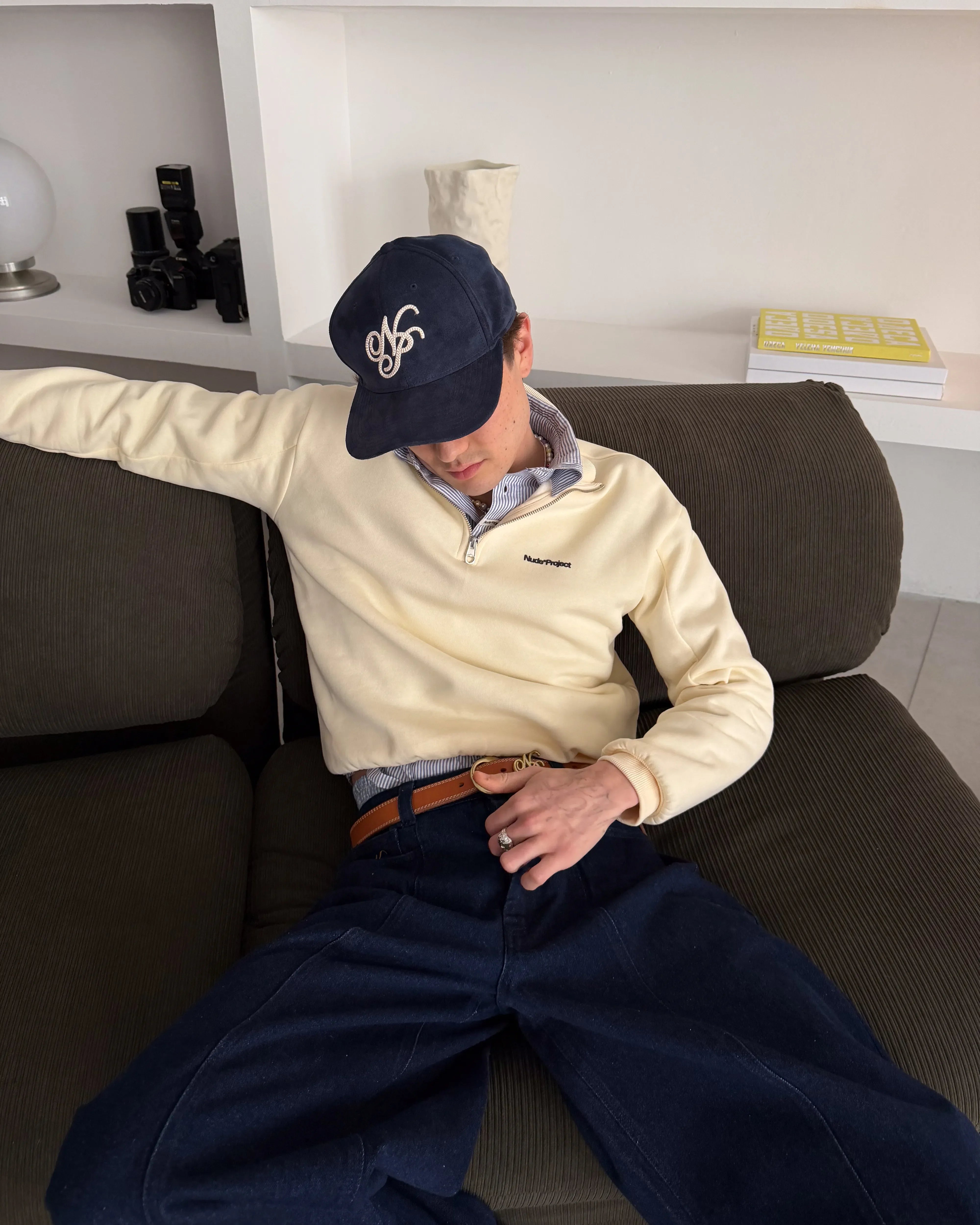 Origins Quarter-Zip Marshmallow
