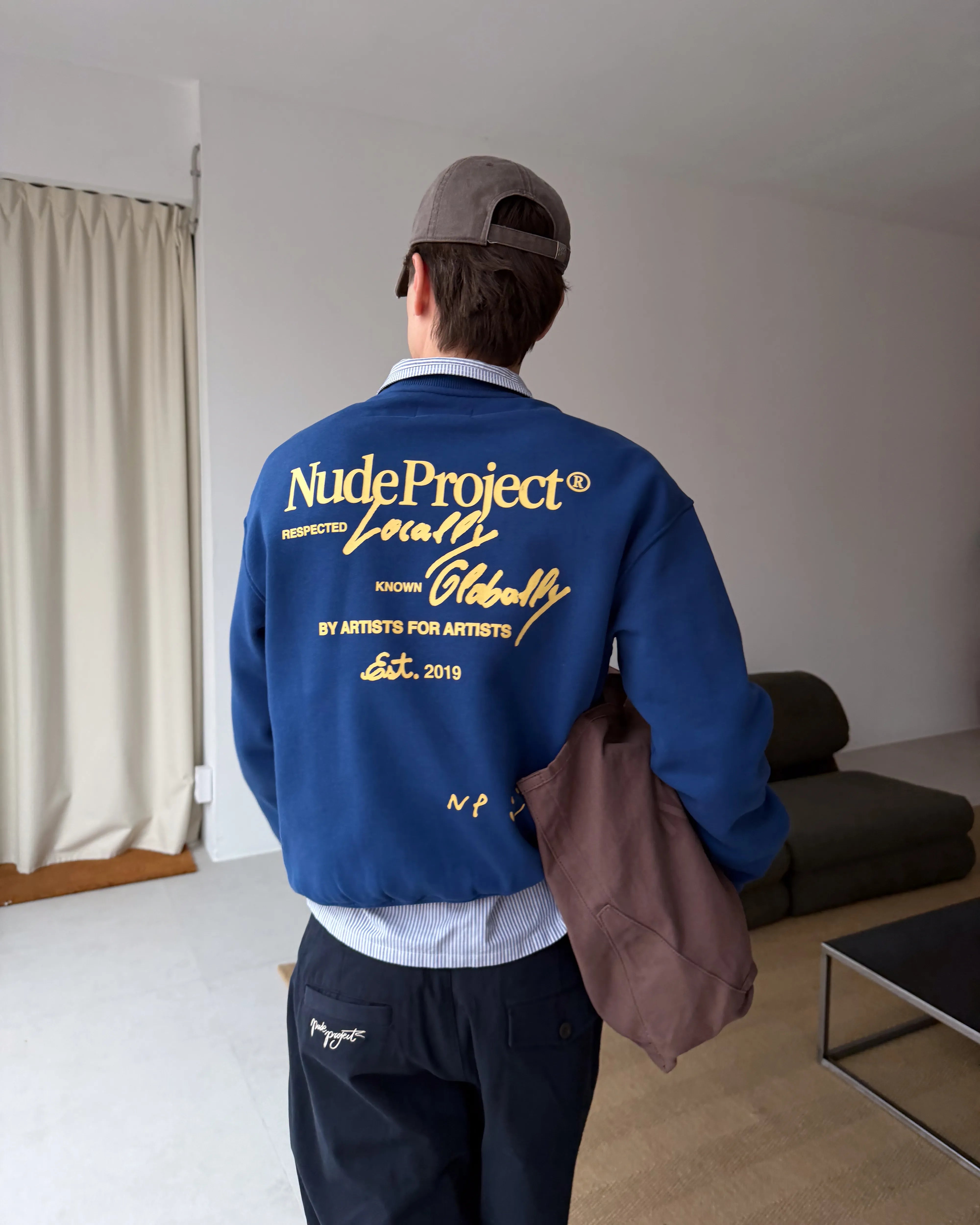 Global Soon Sweatshirt Blue