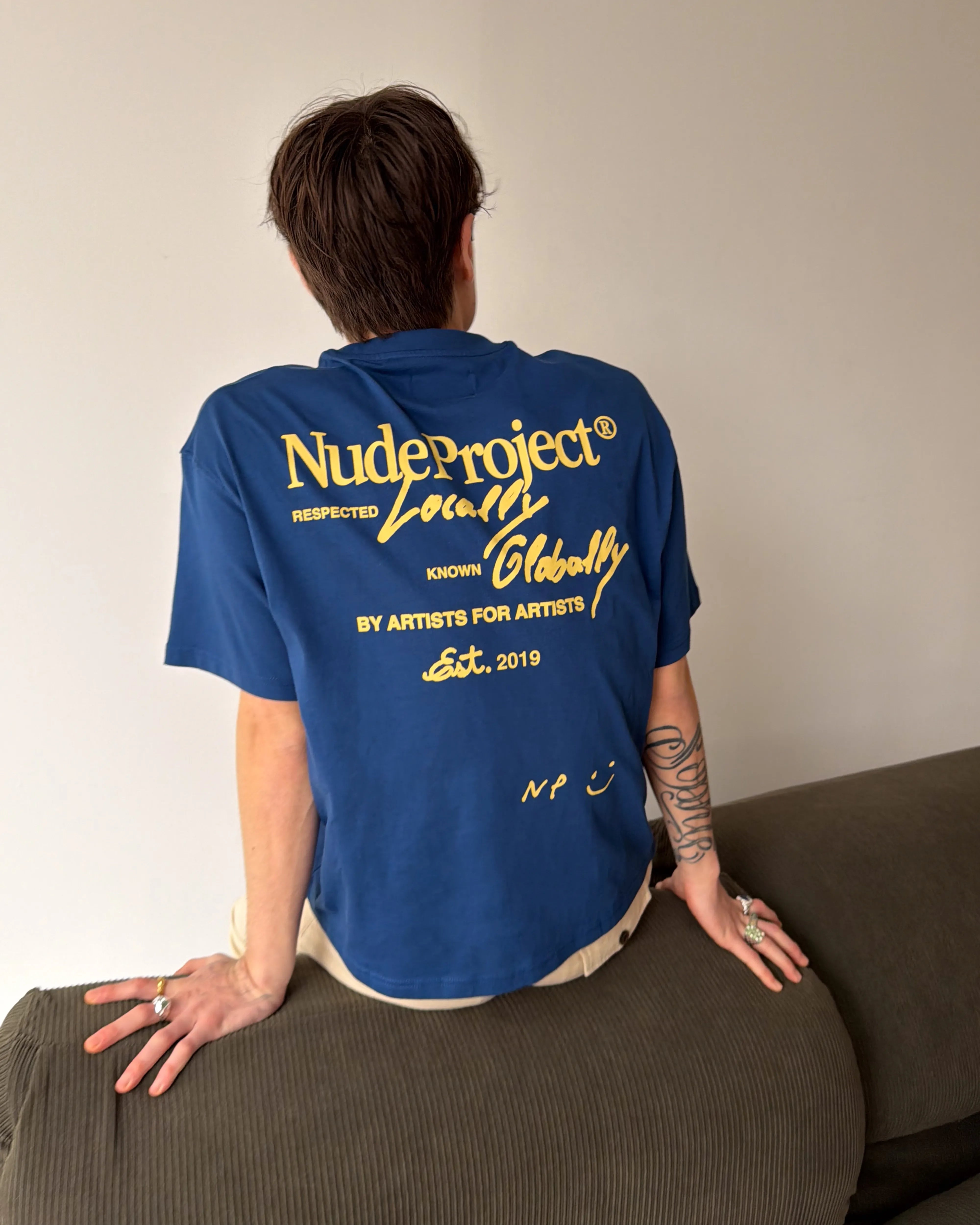 Global Soon Tee Blue