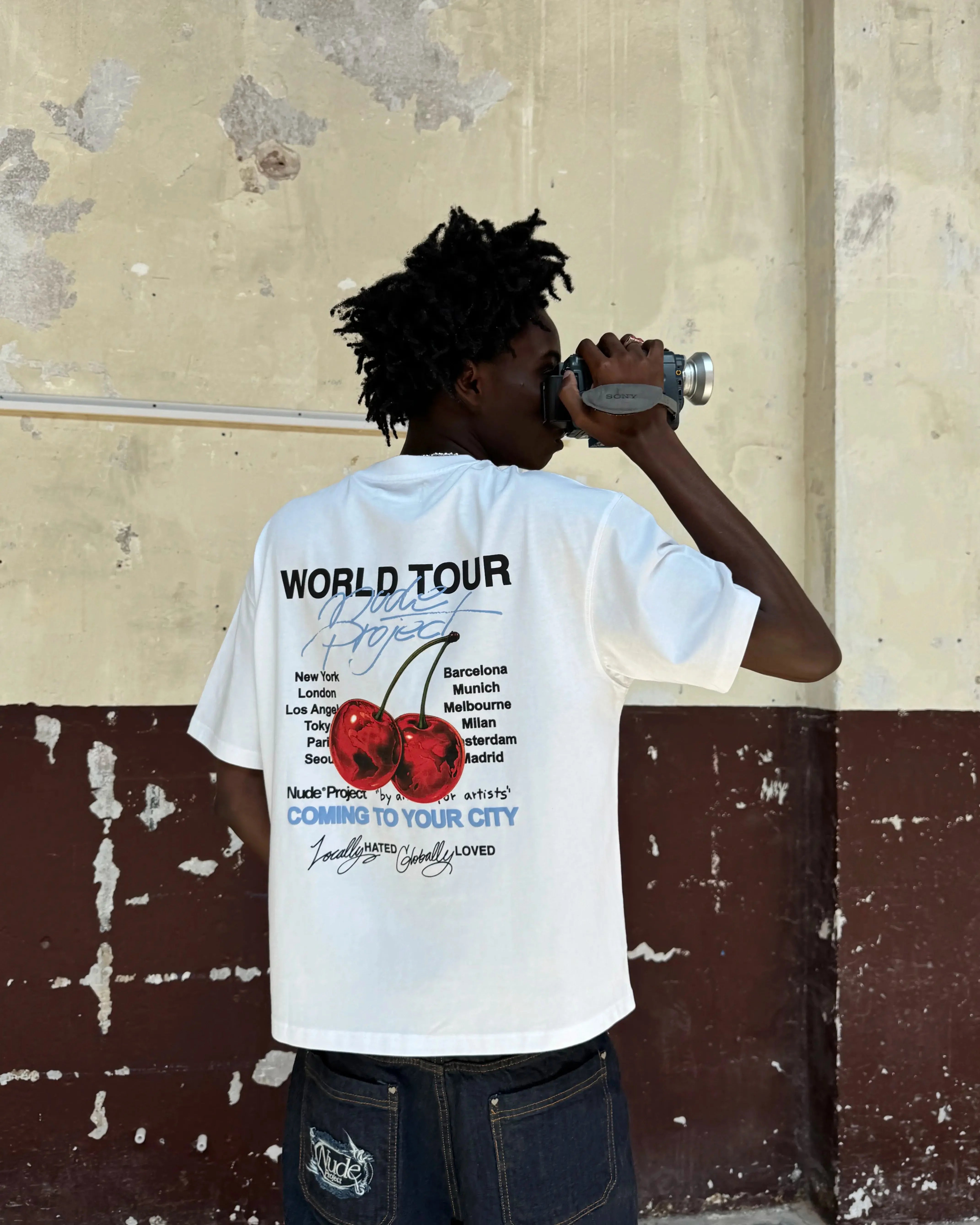 Nude Tour Tee White
