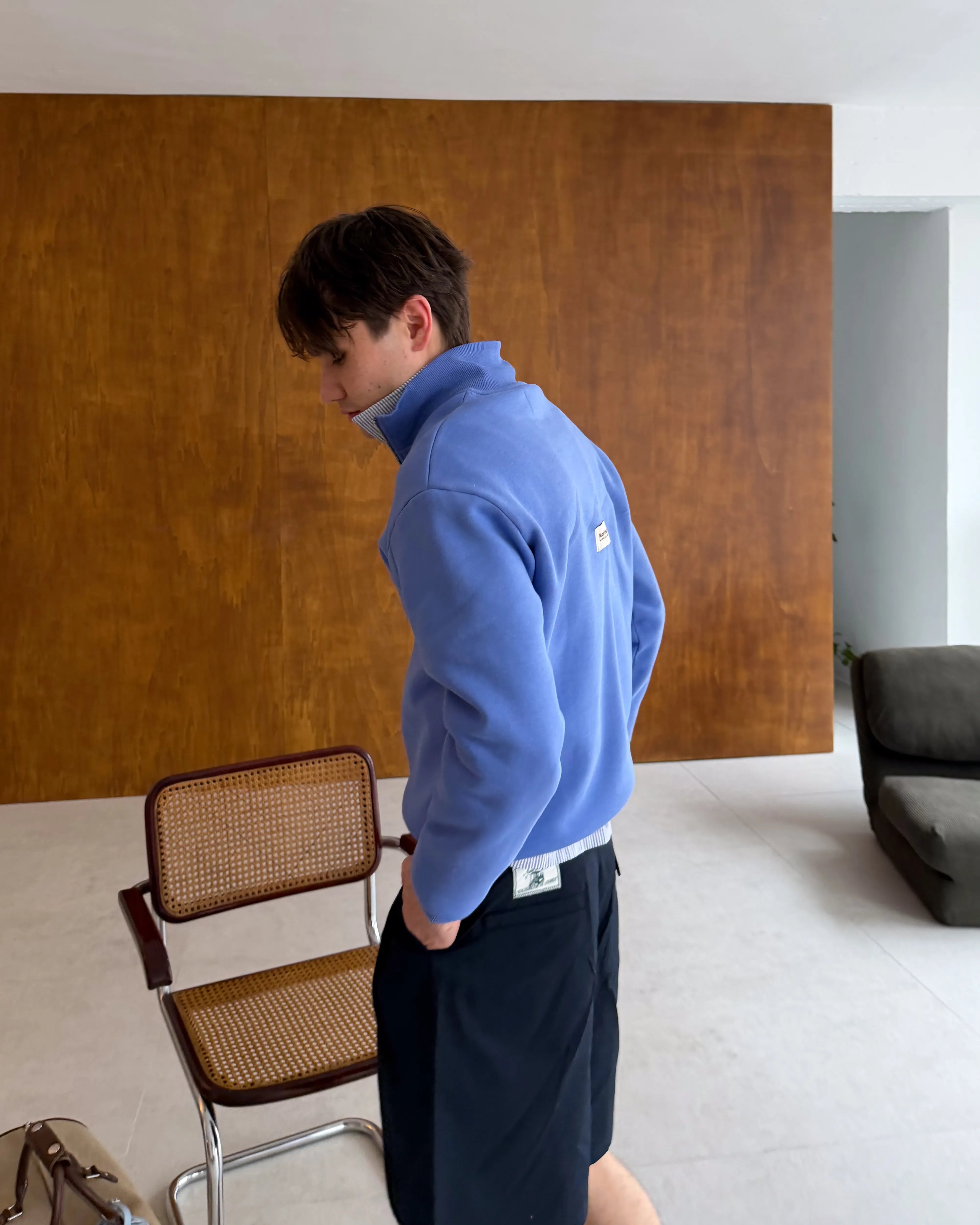 Origins Quarter-Zip Blue