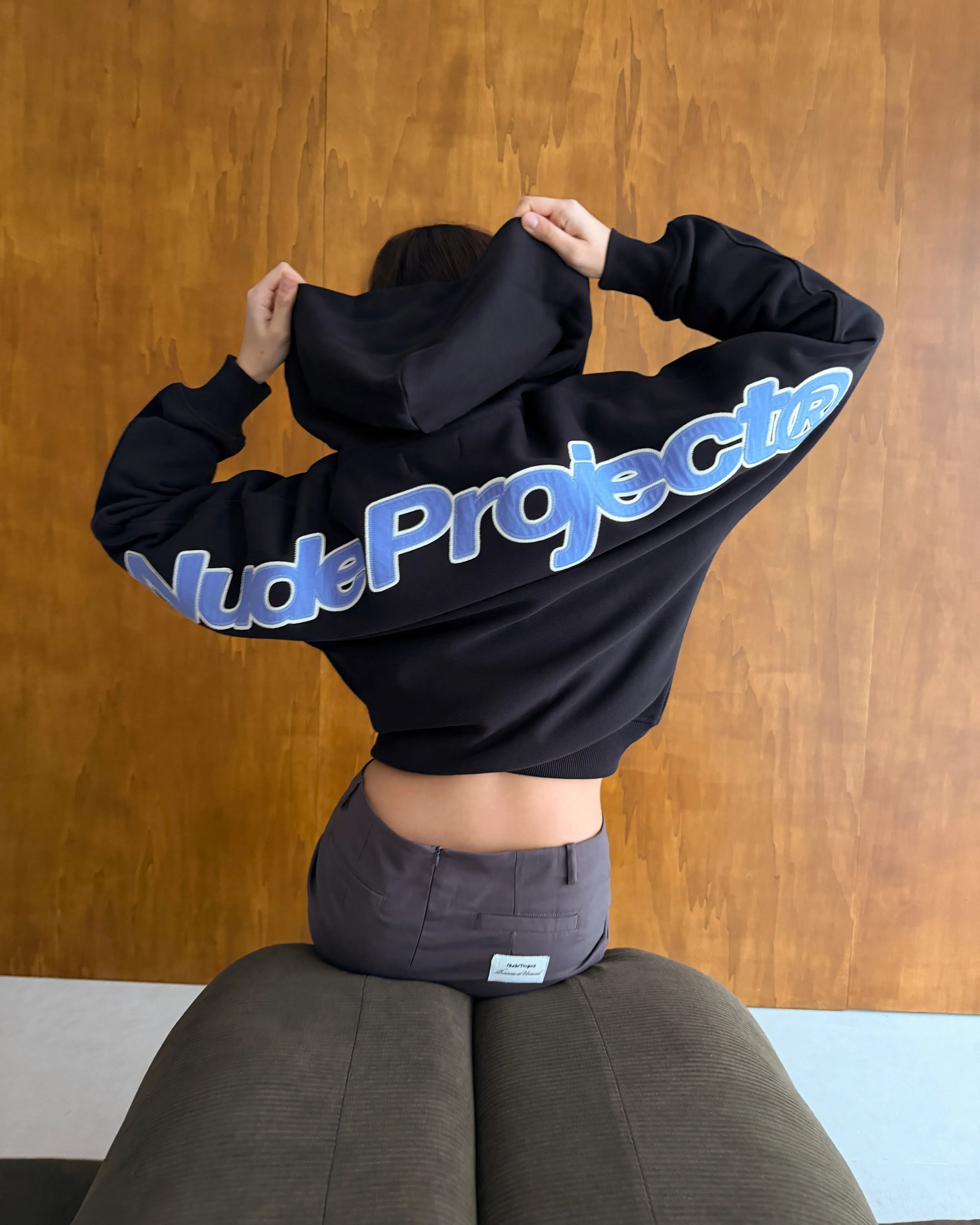 Beast Zip-up Hoodie Black/Blue