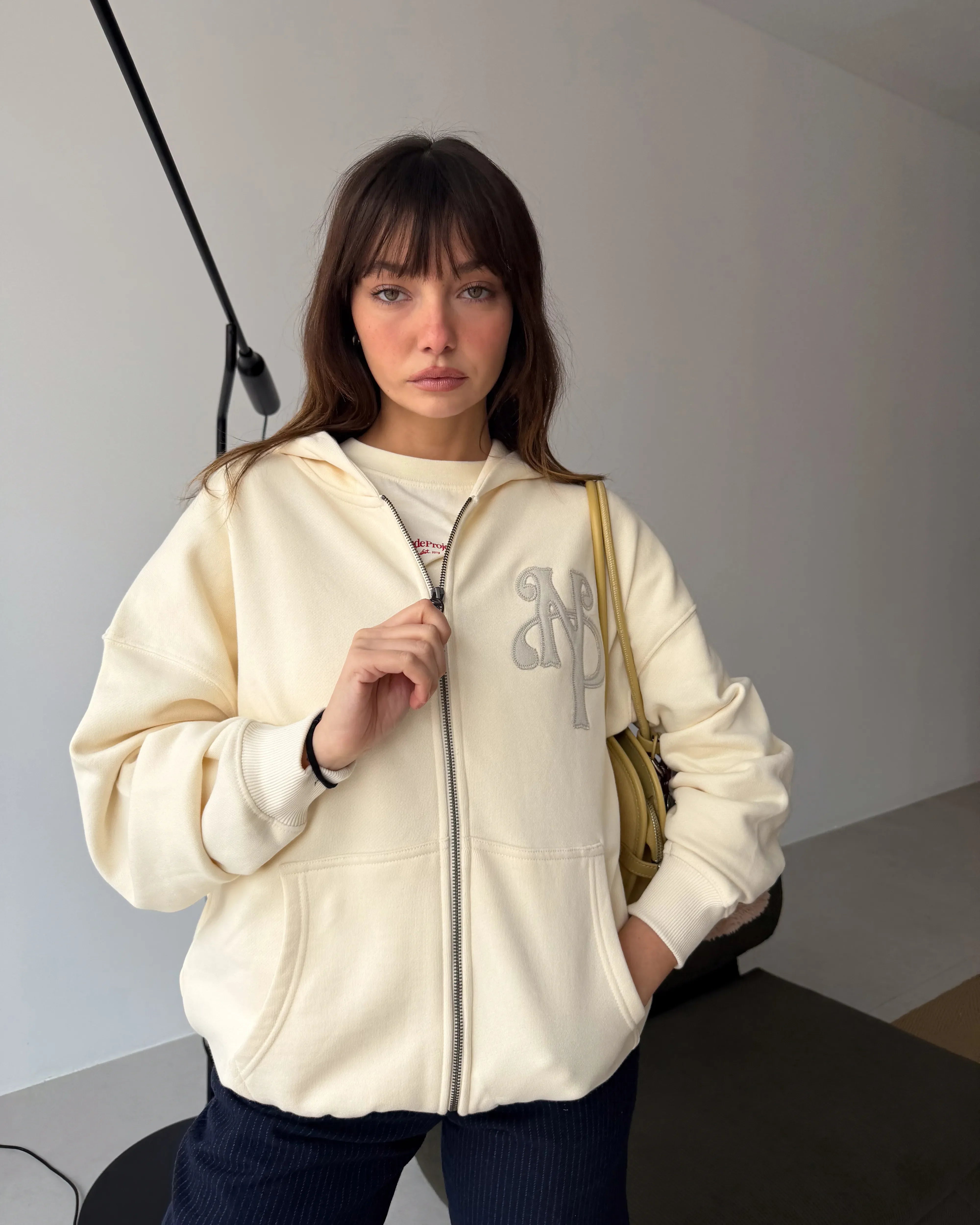 Kill Bill Zip-Up Hoodie Marshmallow