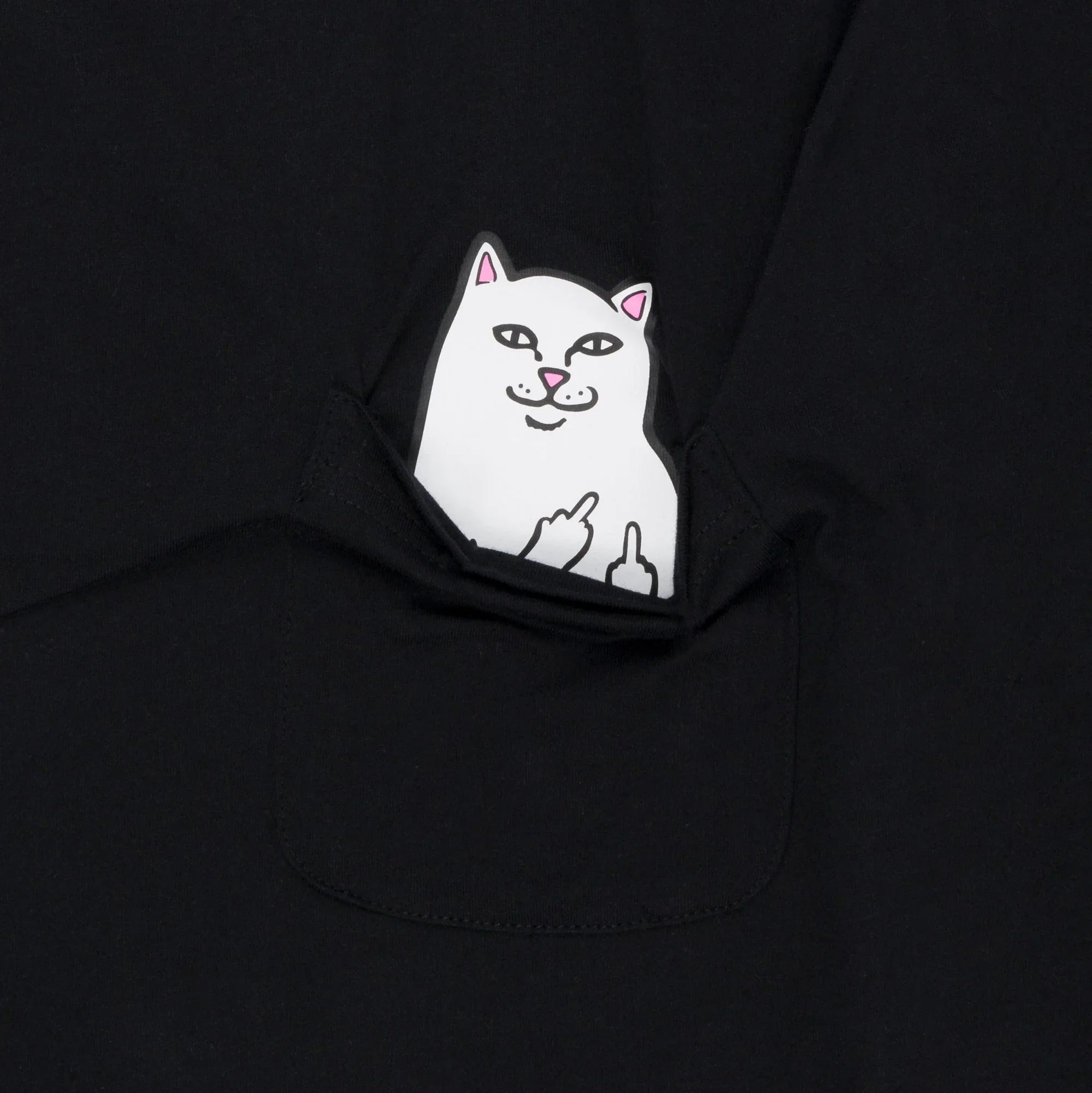 Lord Nermal S/S Pocket Tee (Black) - Camiseta - Four Street