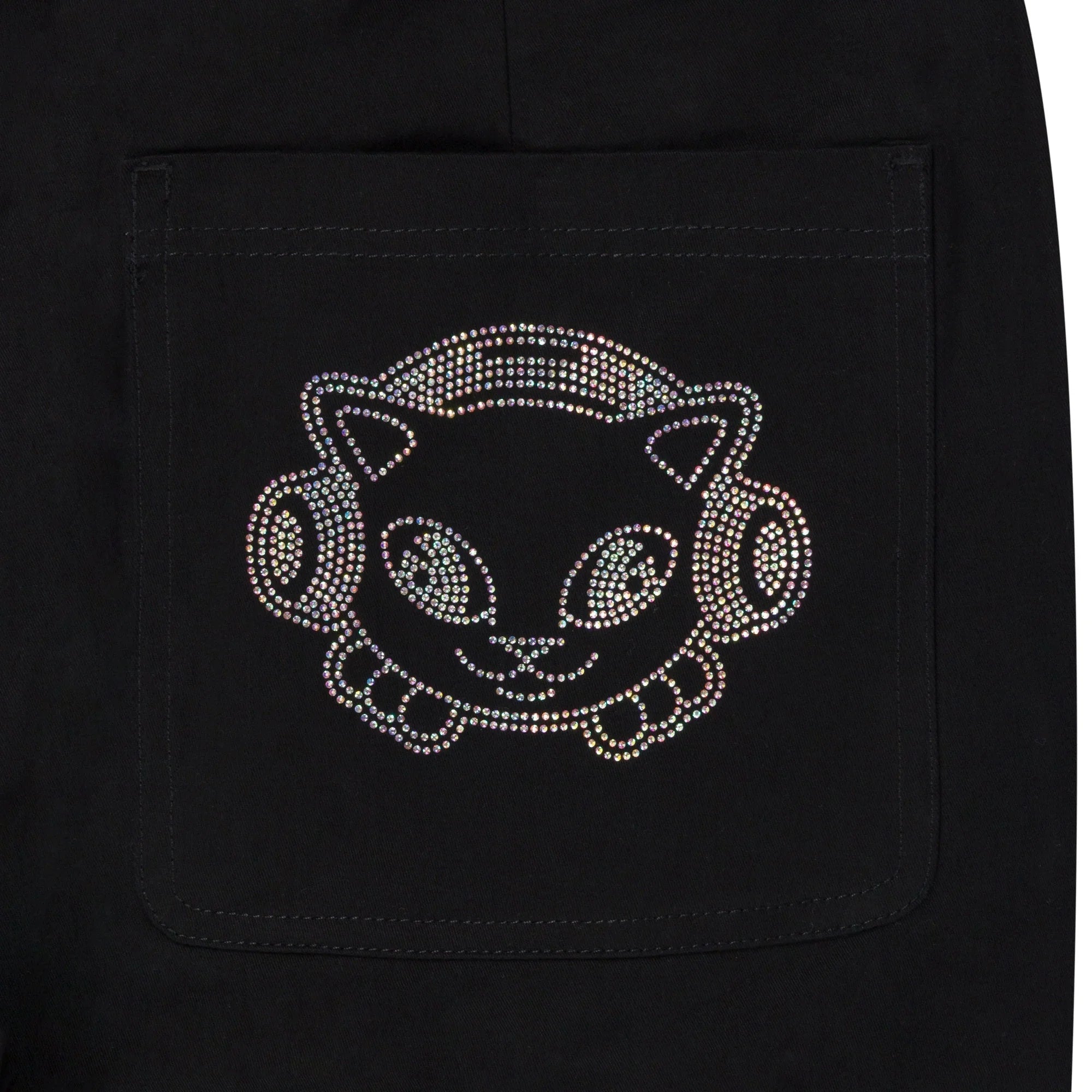 Kawaii Nerm Wide Leg Pants (Black) - Calça - Four Street