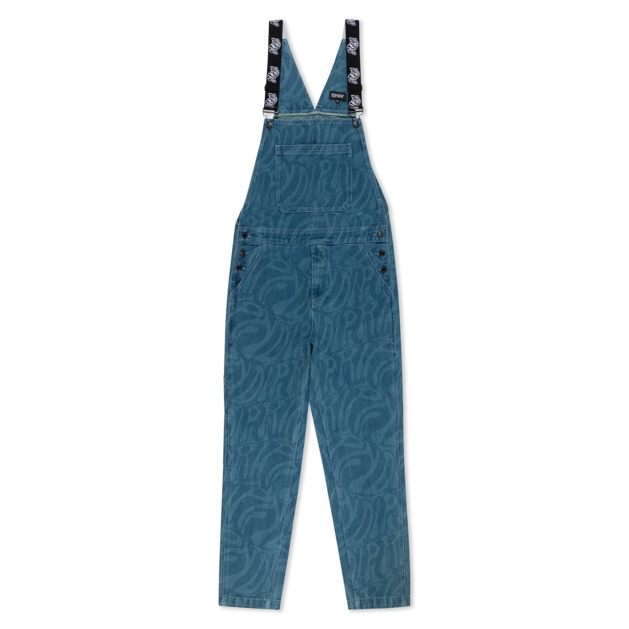 Macacão Wilshire Denim Overalls (Medium Wash) - Four Street