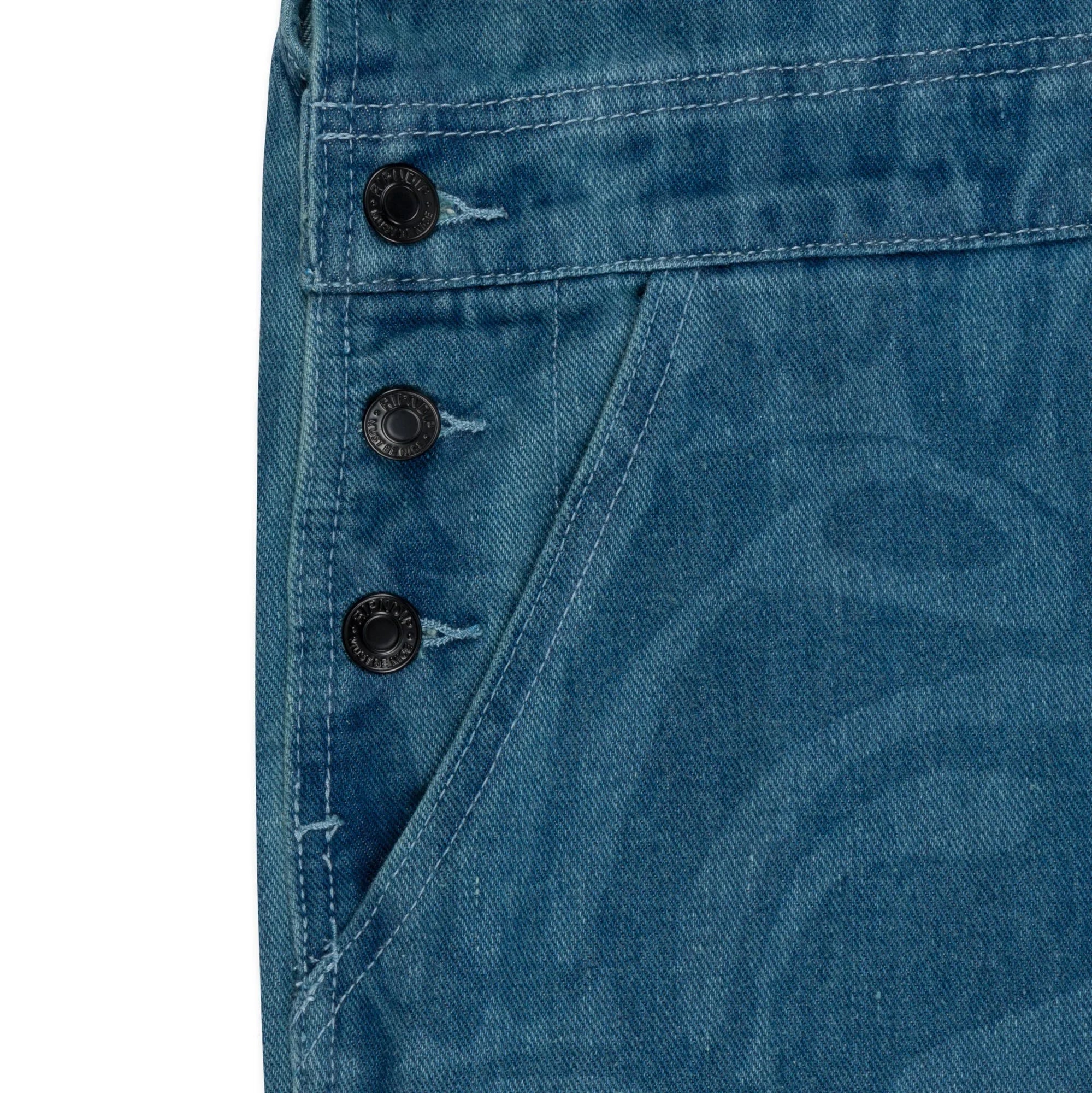 Macacão Wilshire Denim Overalls (Medium Wash) - Four Street