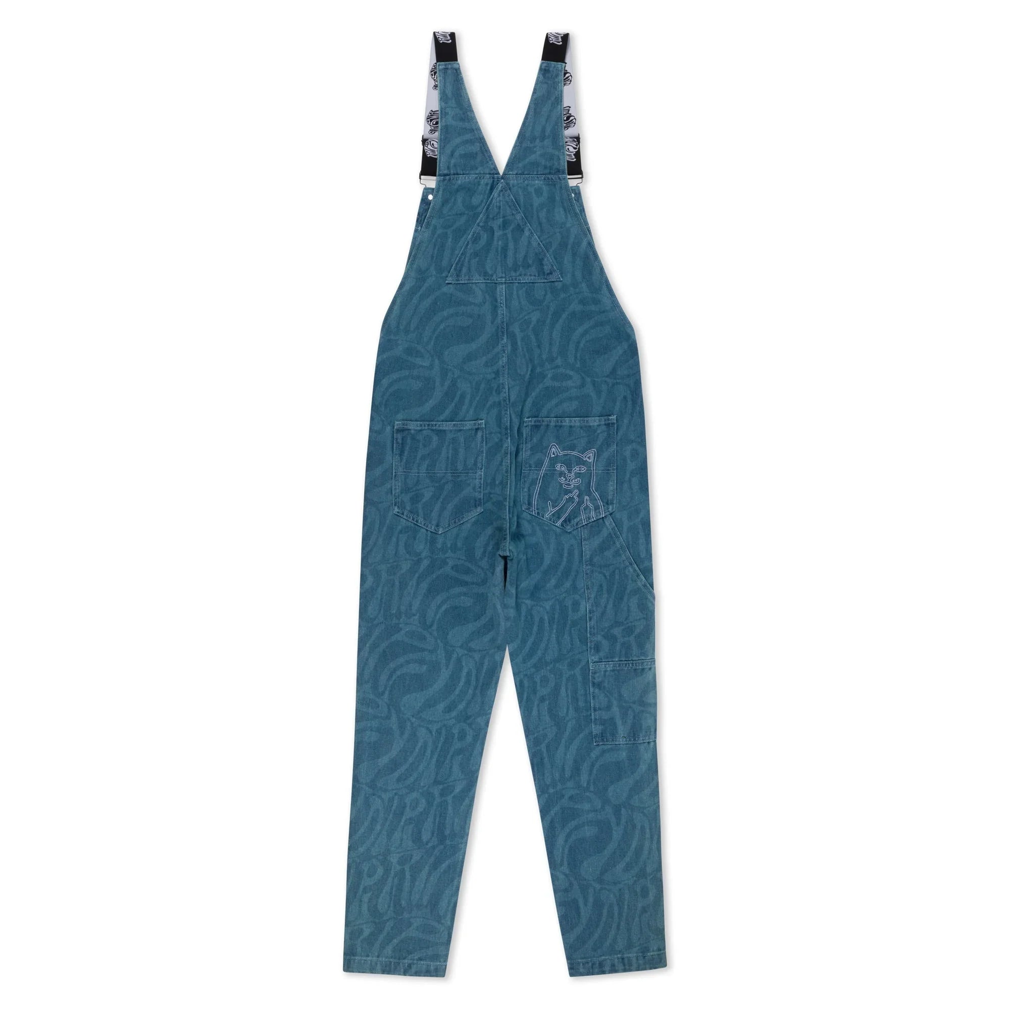 Macacão Wilshire Denim Overalls (Medium Wash) - Four Street