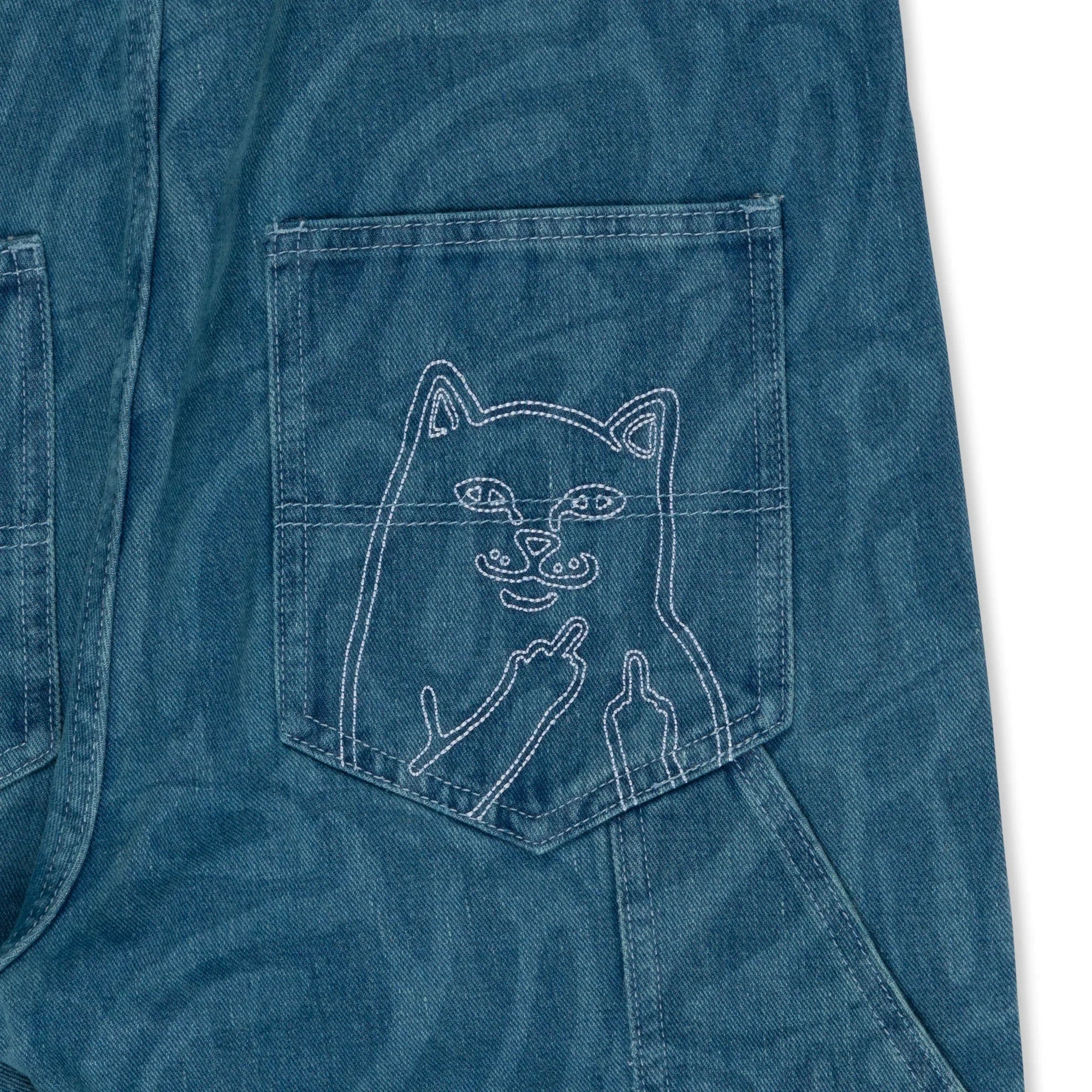 Macacão Wilshire Denim Overalls (Medium Wash) - Four Street