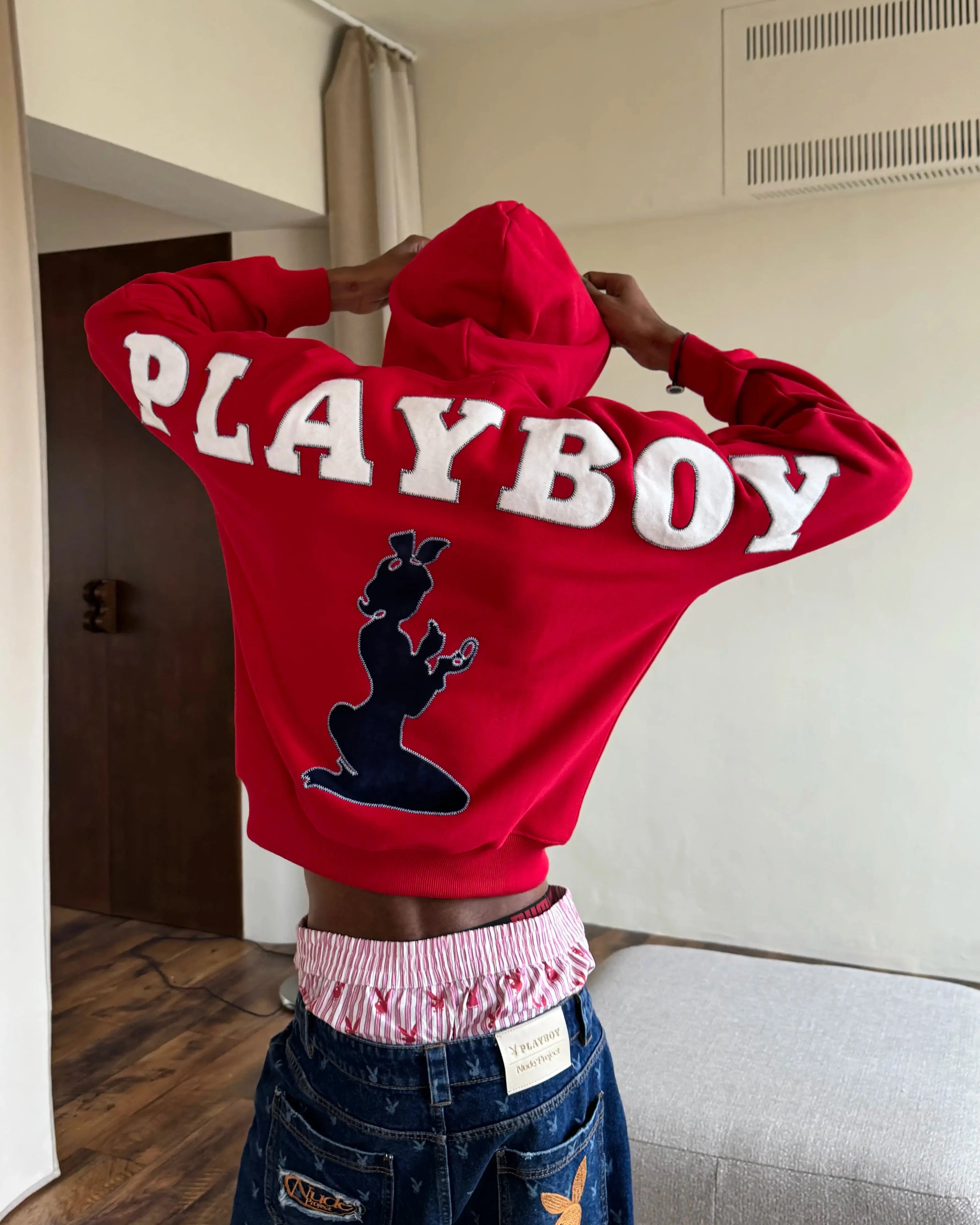 Playboy Hoodie Red