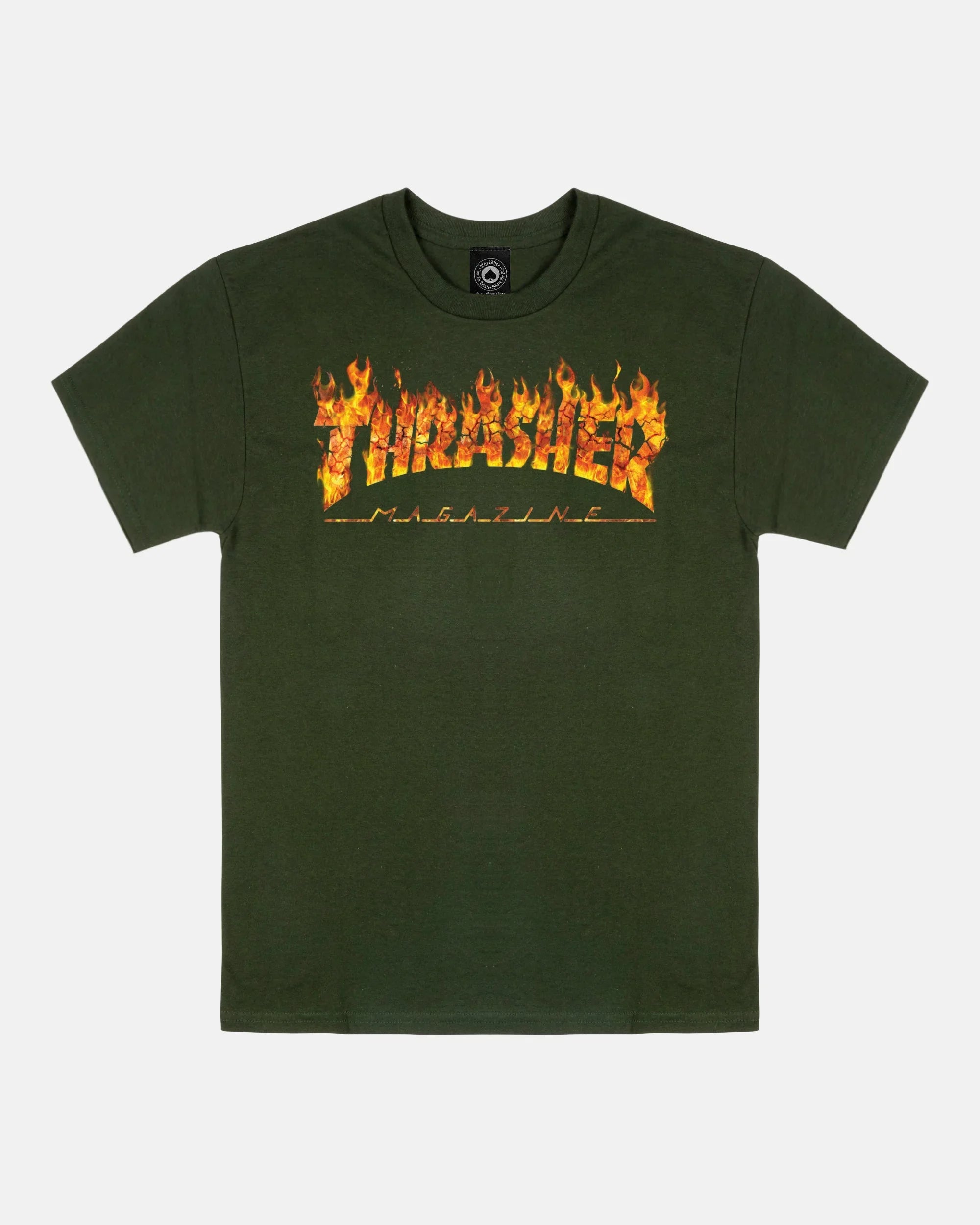 INFERNO-T-SHIRT-FOREST GREEN - Four Street
