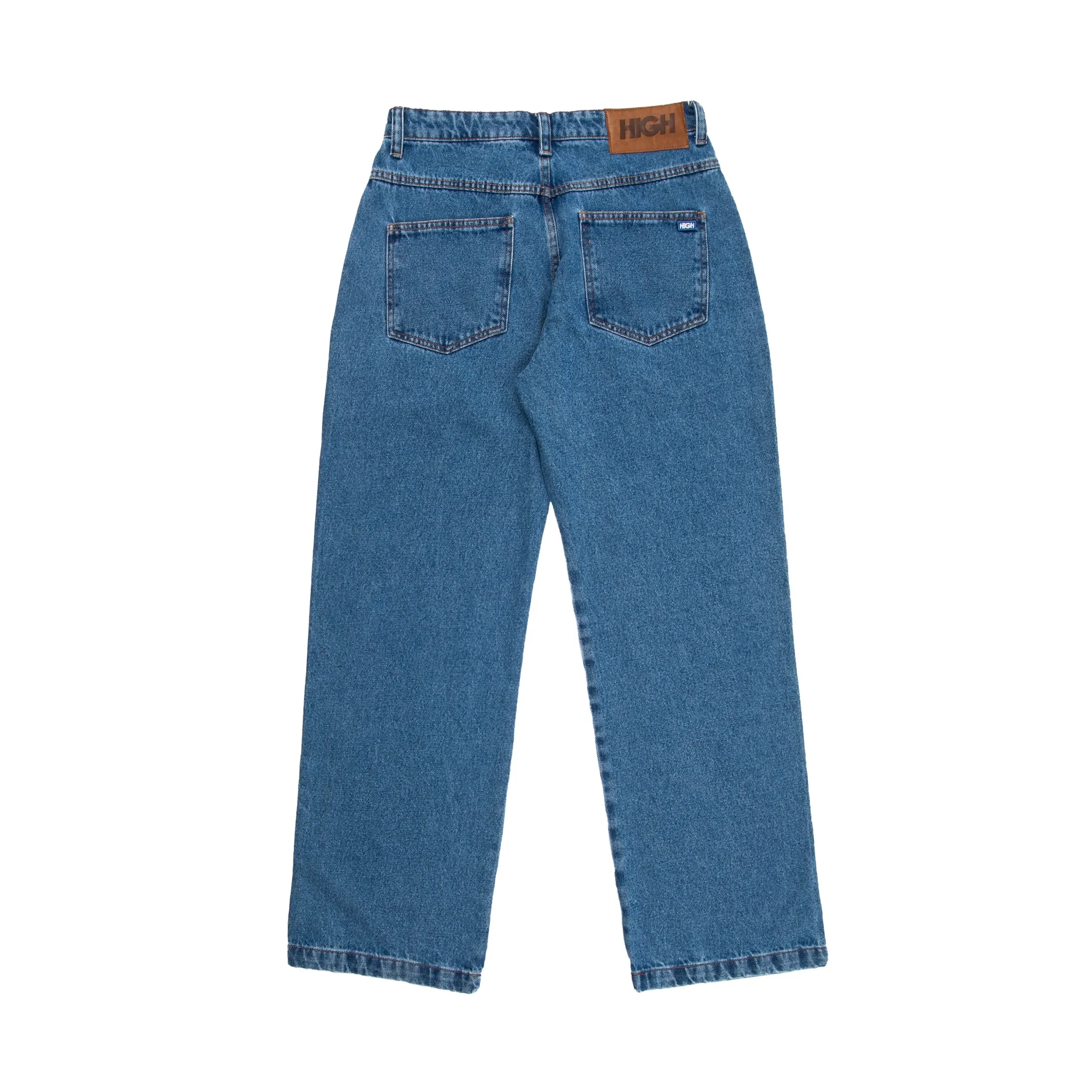 Jeans Pants Logo Line Blue - Four Street