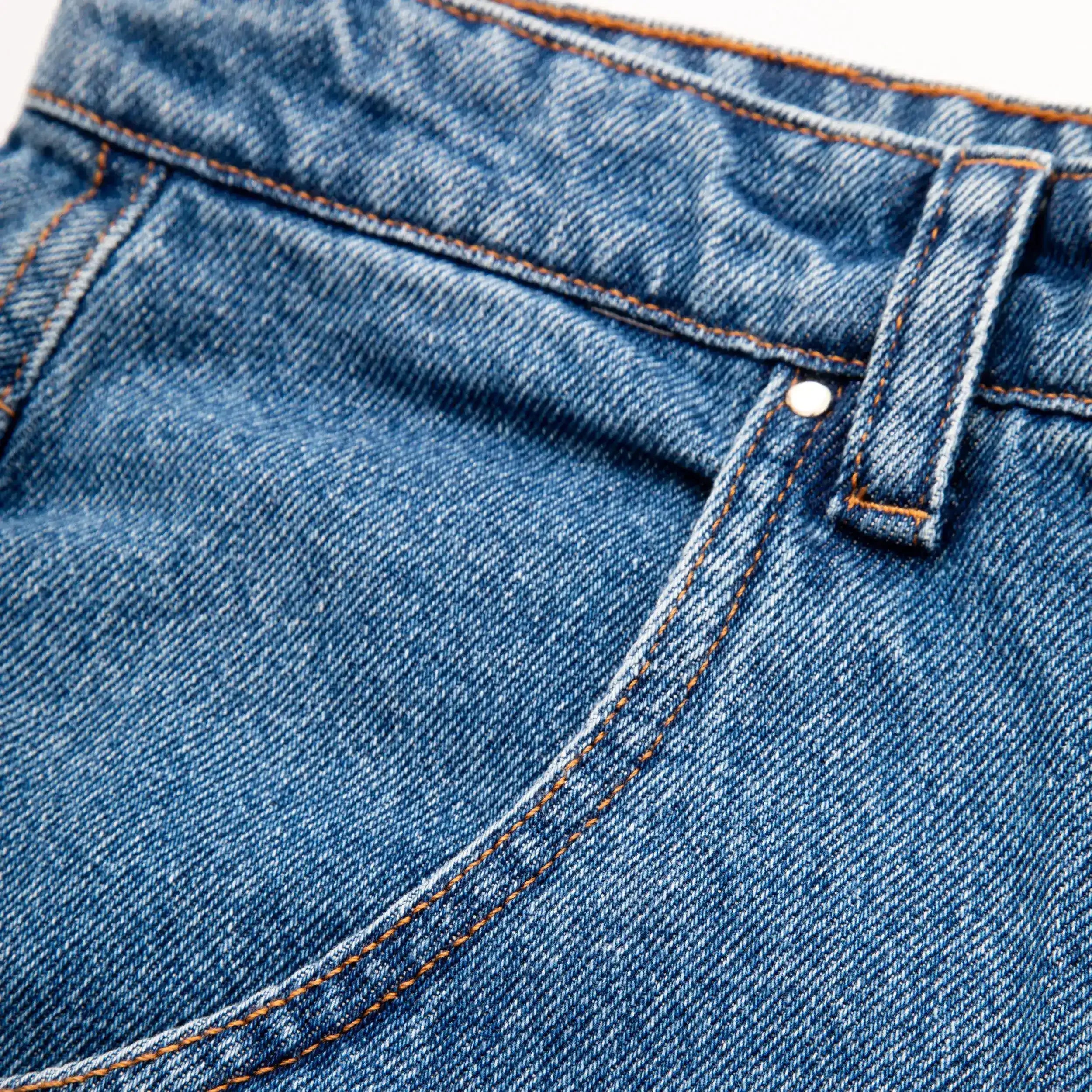 Jeans Pants Logo Line Blue - Four Street