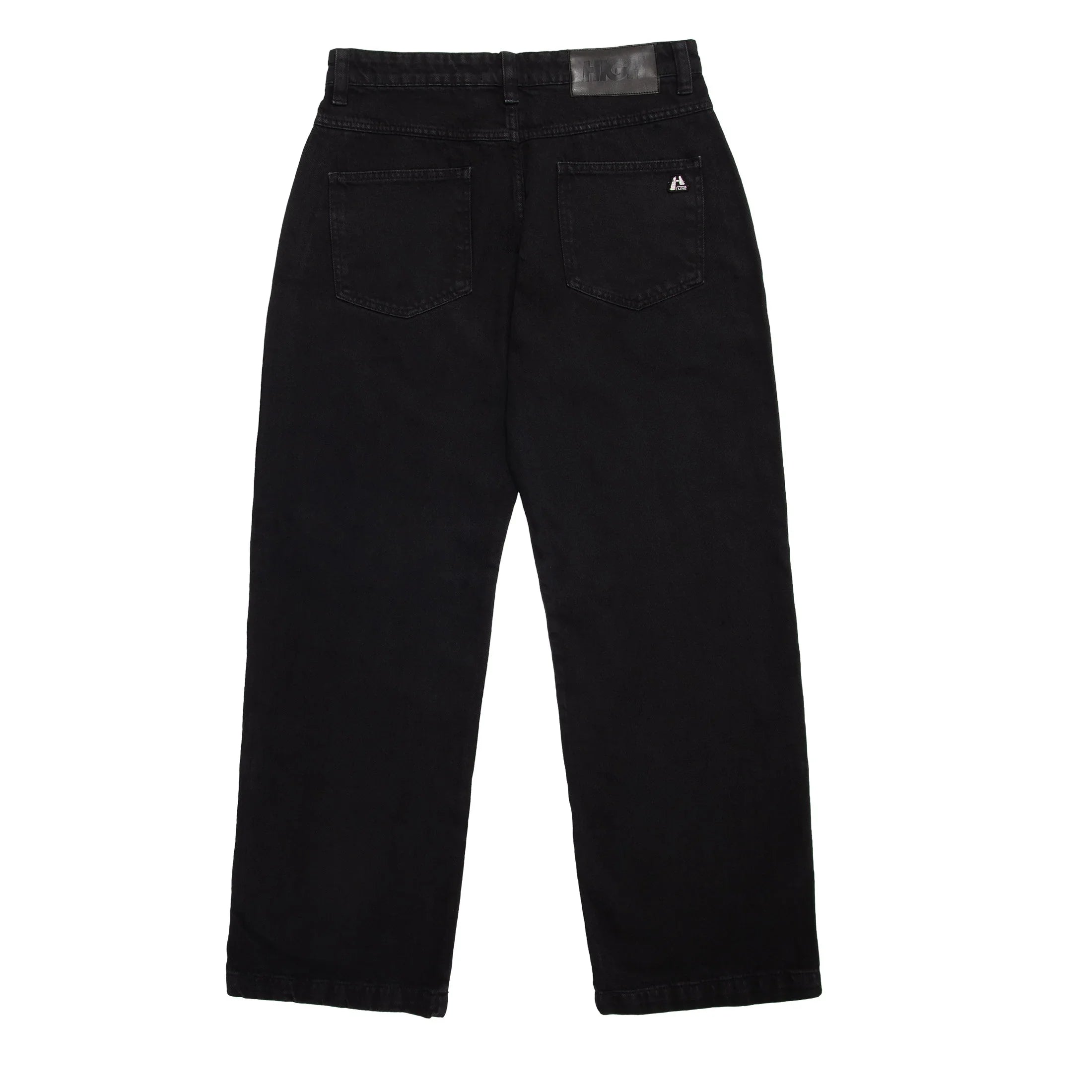 Jeans Pants Logo Line Black - Four Street
