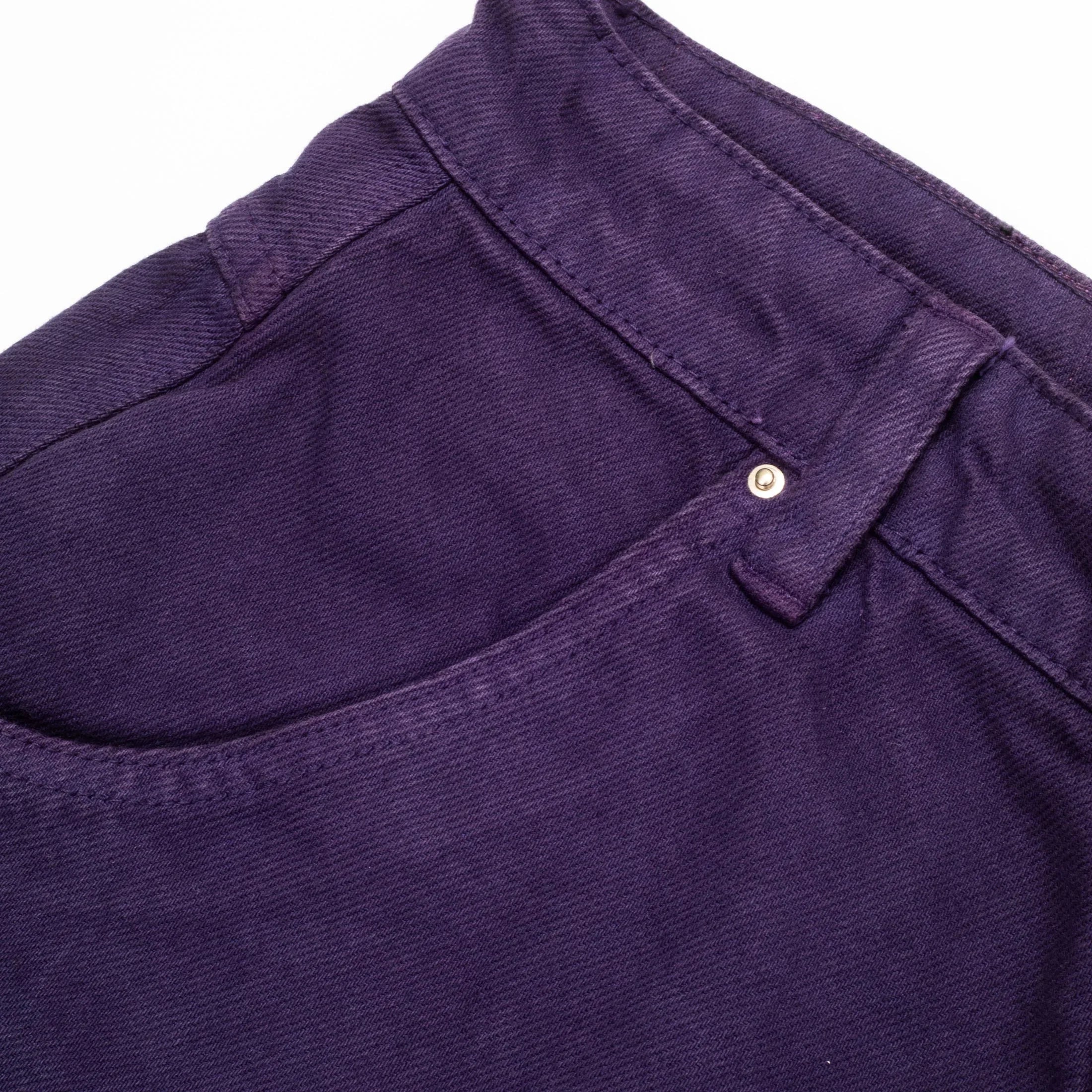 Jeans Pants Logo Line Purple - Four Street