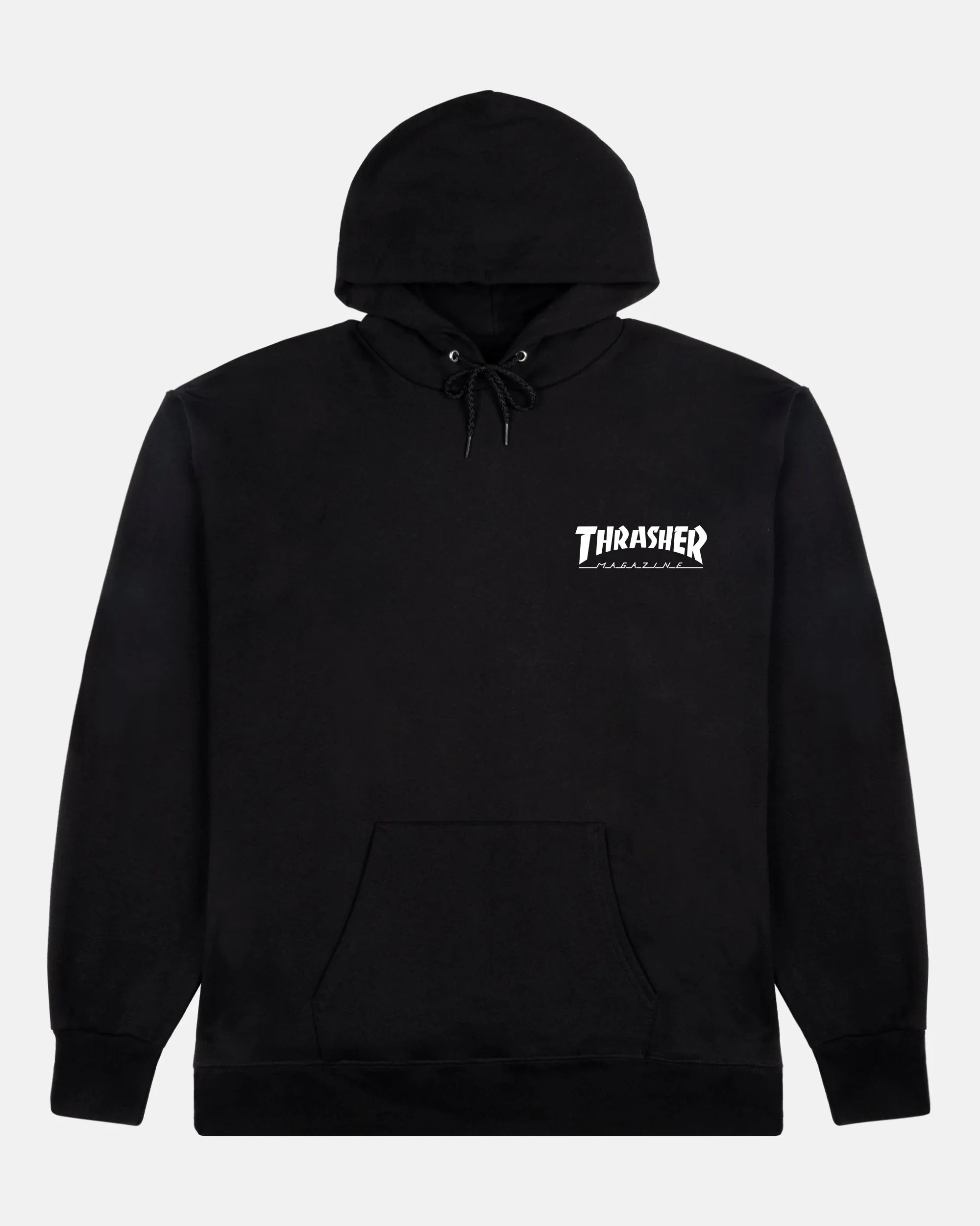 LITTLE THRASHER - HOODIE - BLACK - Four Street