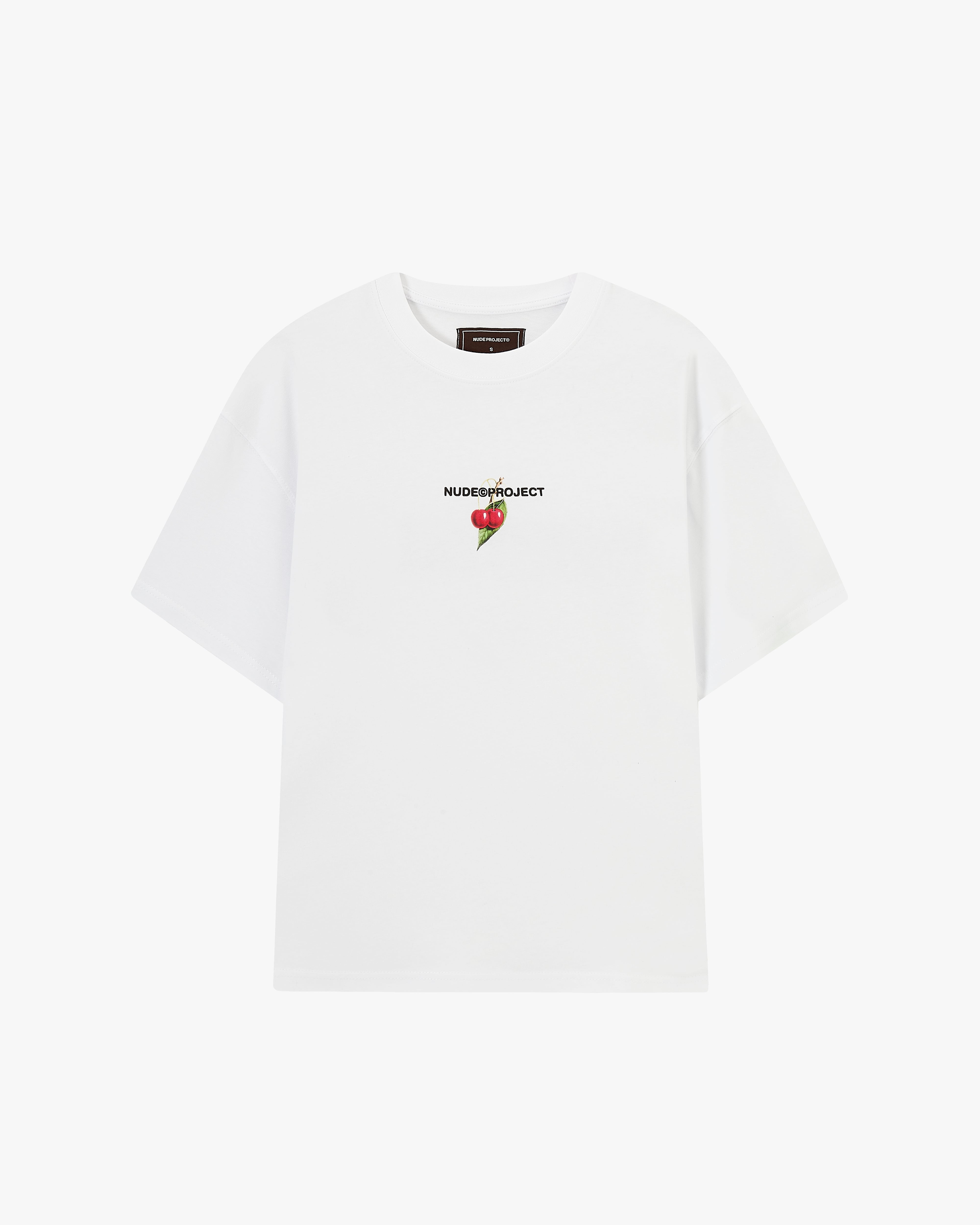 Locally Hated Cherry Tee White