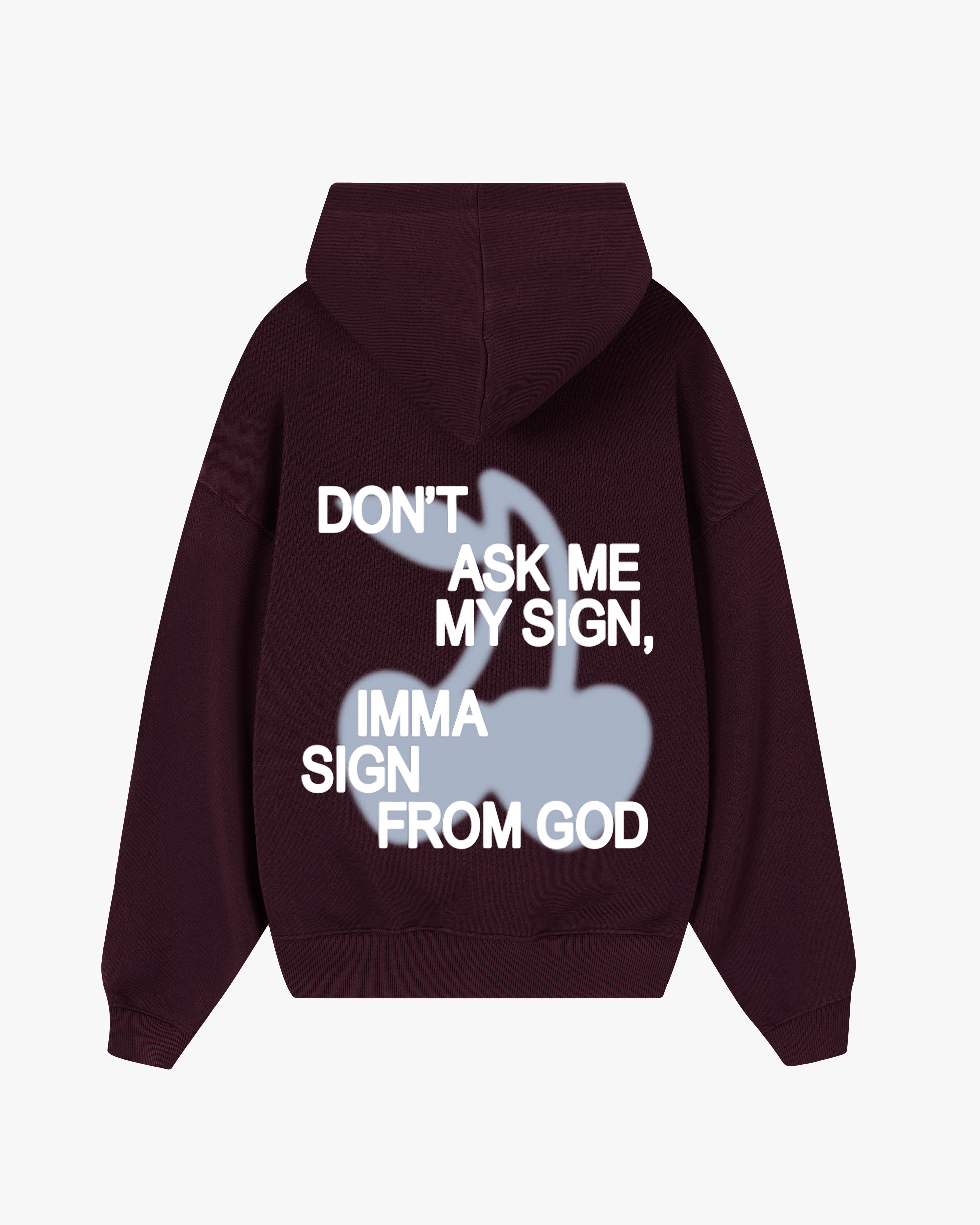 Ladder Hoodie Burgundy