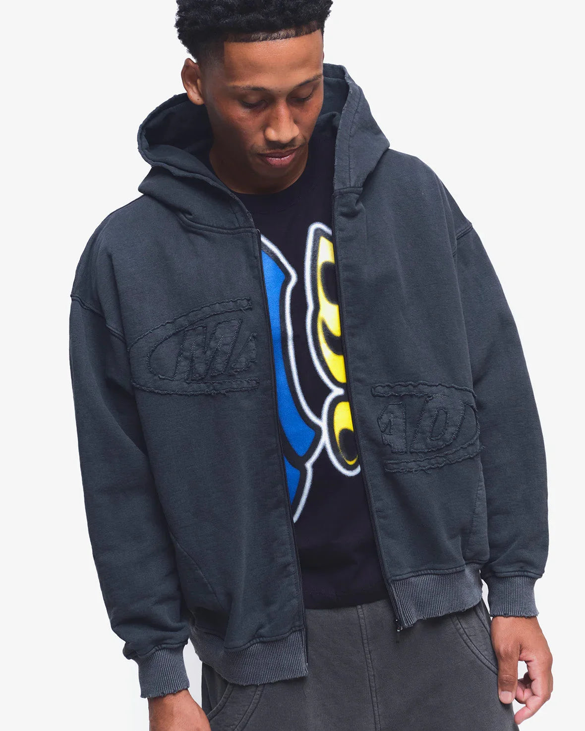 MOLETOM PORTAL 3D PRETO - Four Street