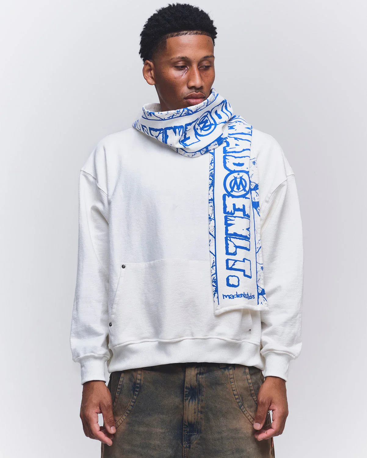 MOLETOM DURAG DE BRUXO CACHECOL DE TIME OFF WHITE - Four Street