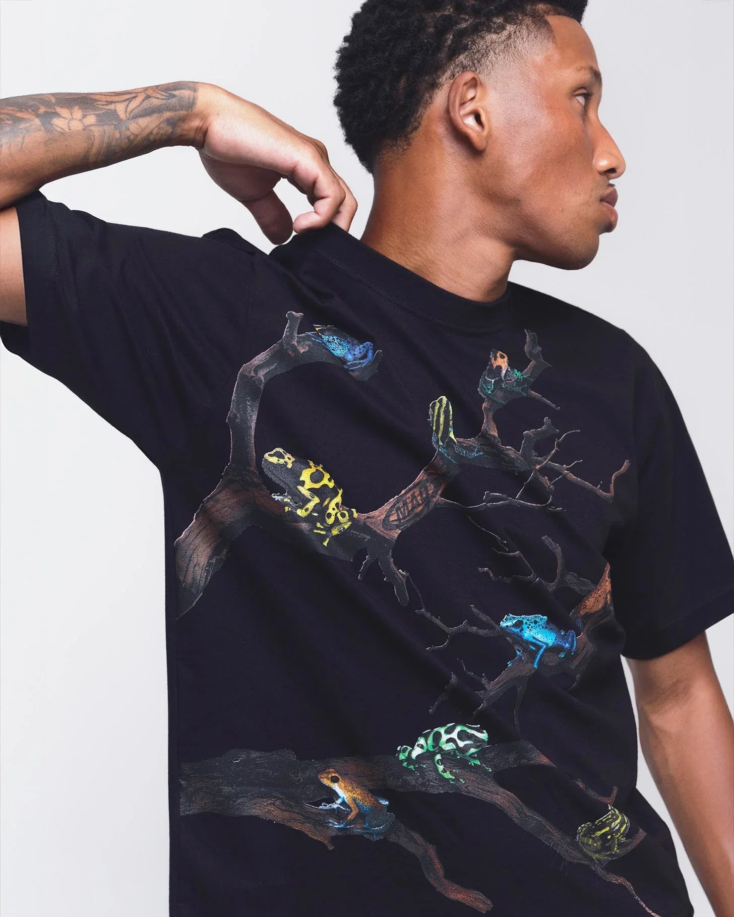 CAMISETA ANFIBIOS PRETA - Four Street