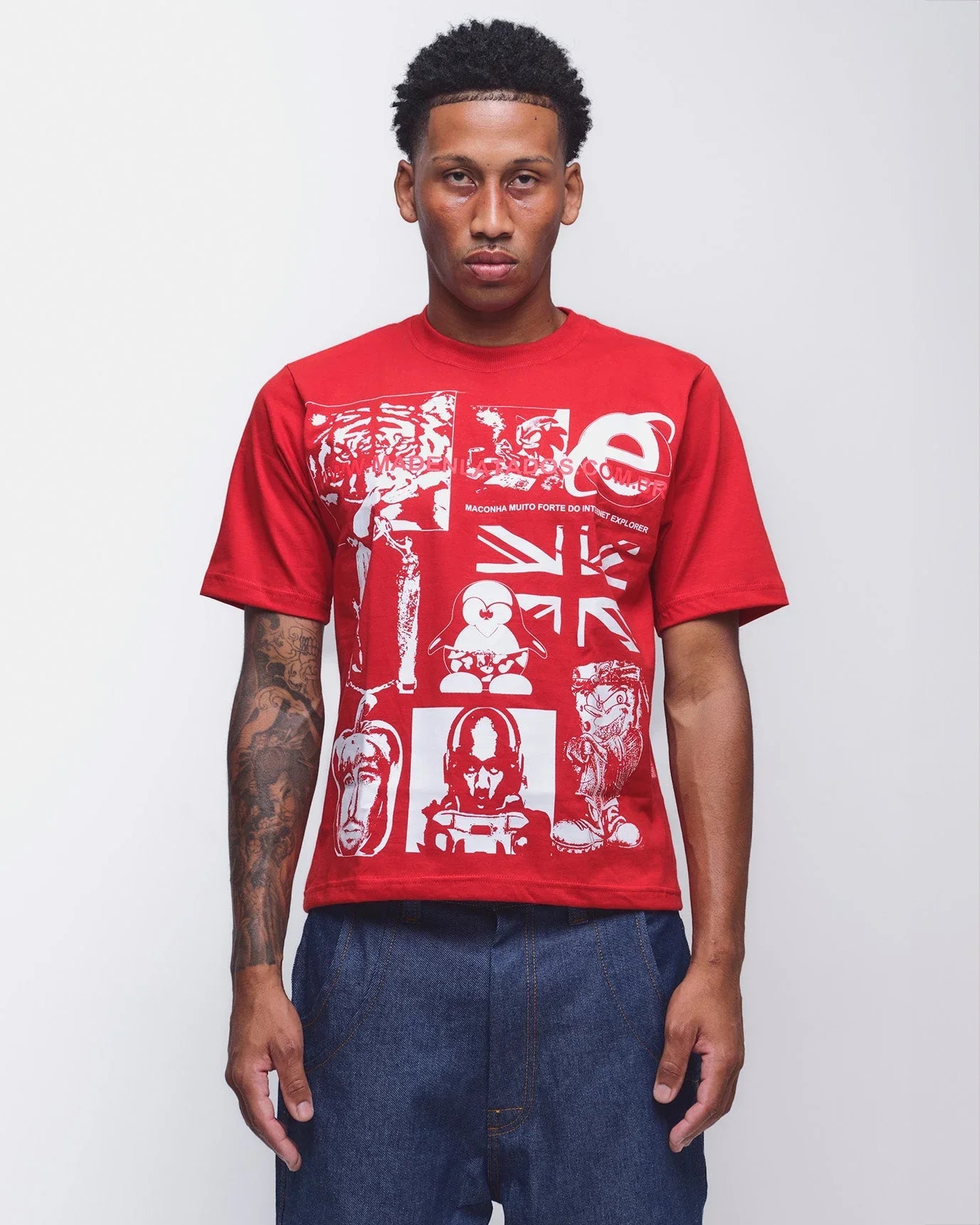 CAMISETA INTERNET VERMELHA - Four Street