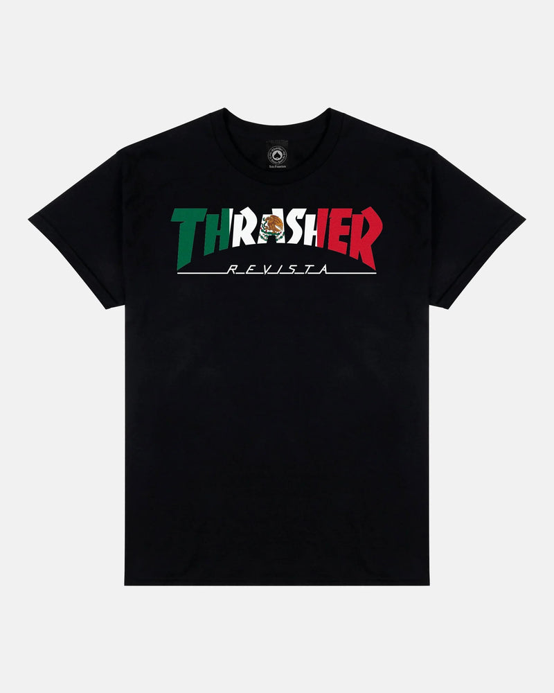 MEXICO REVISTA - TSHIRT - BLACK - Four Street