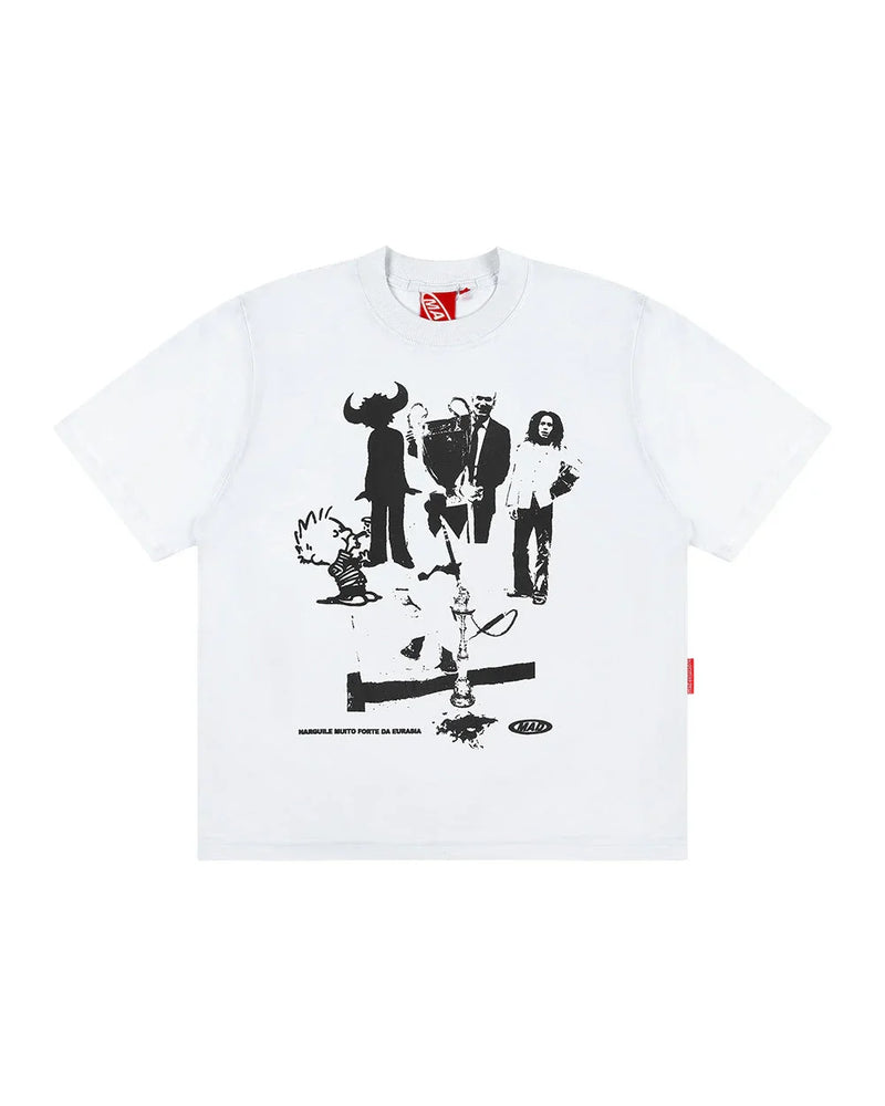 CAMISETA NARGUILE MUITO FORTE DA EURASIA WHITE - Four Street