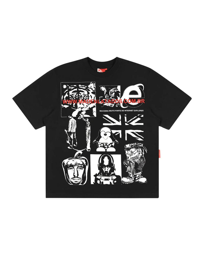 CAMISETA INTERNET PRETA - Four Street