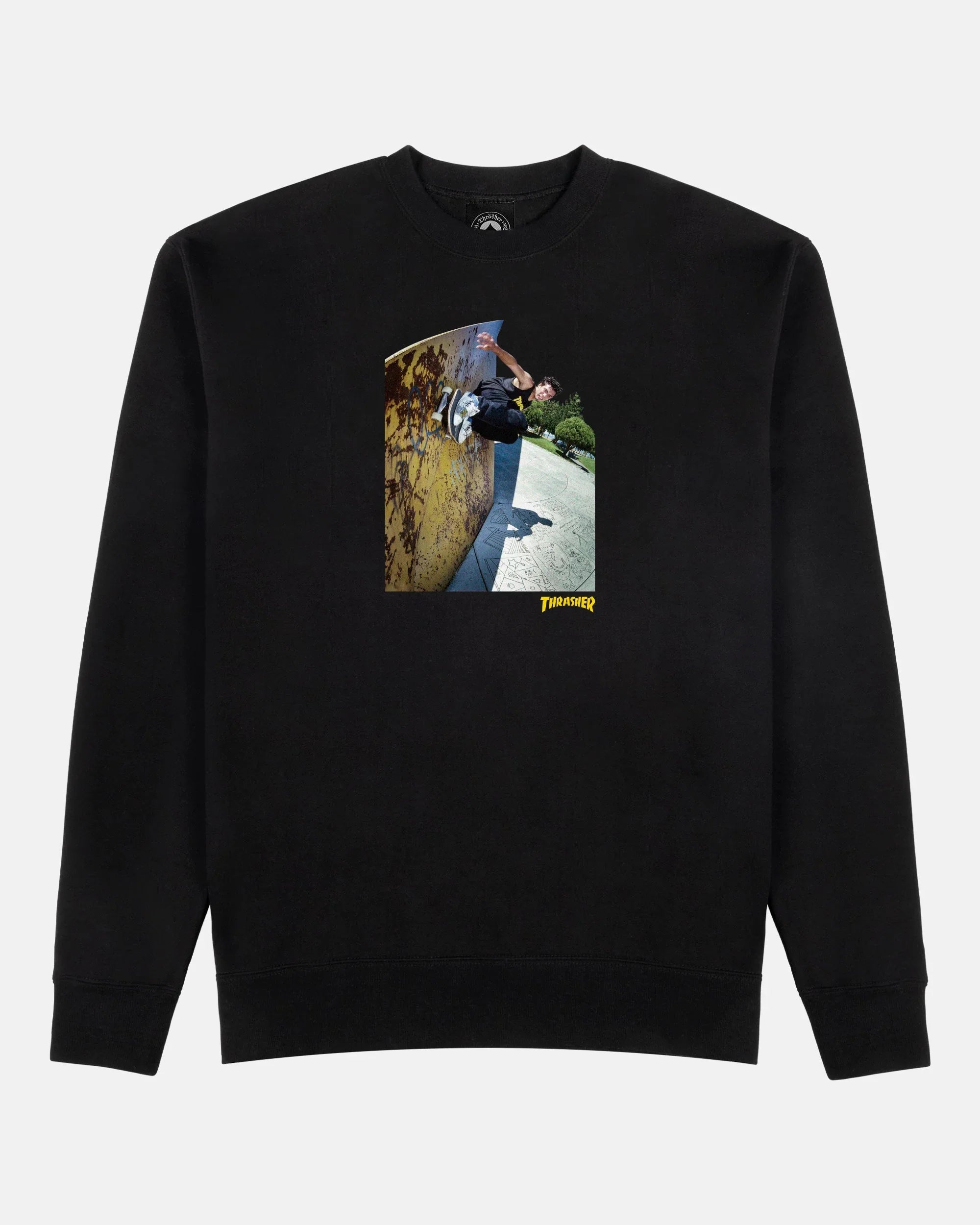 MIC-E WALLRIDE - CREWNECK - BLACK - Four Street