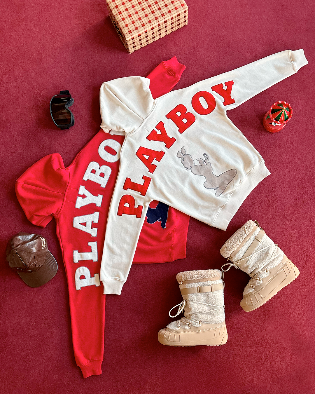Playboy Hoodie Red