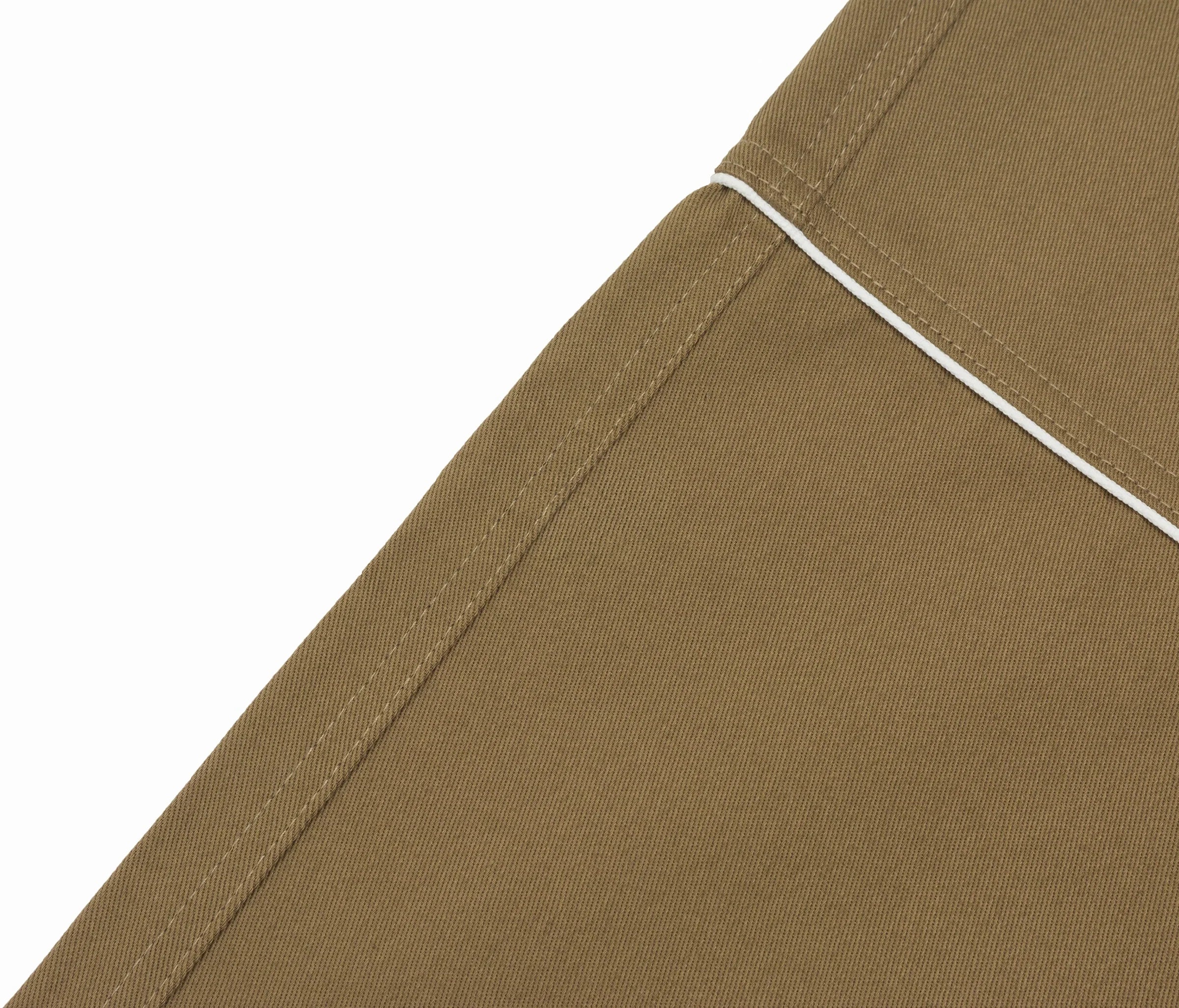 Minimal Twill Pants in Brown - Four Street
