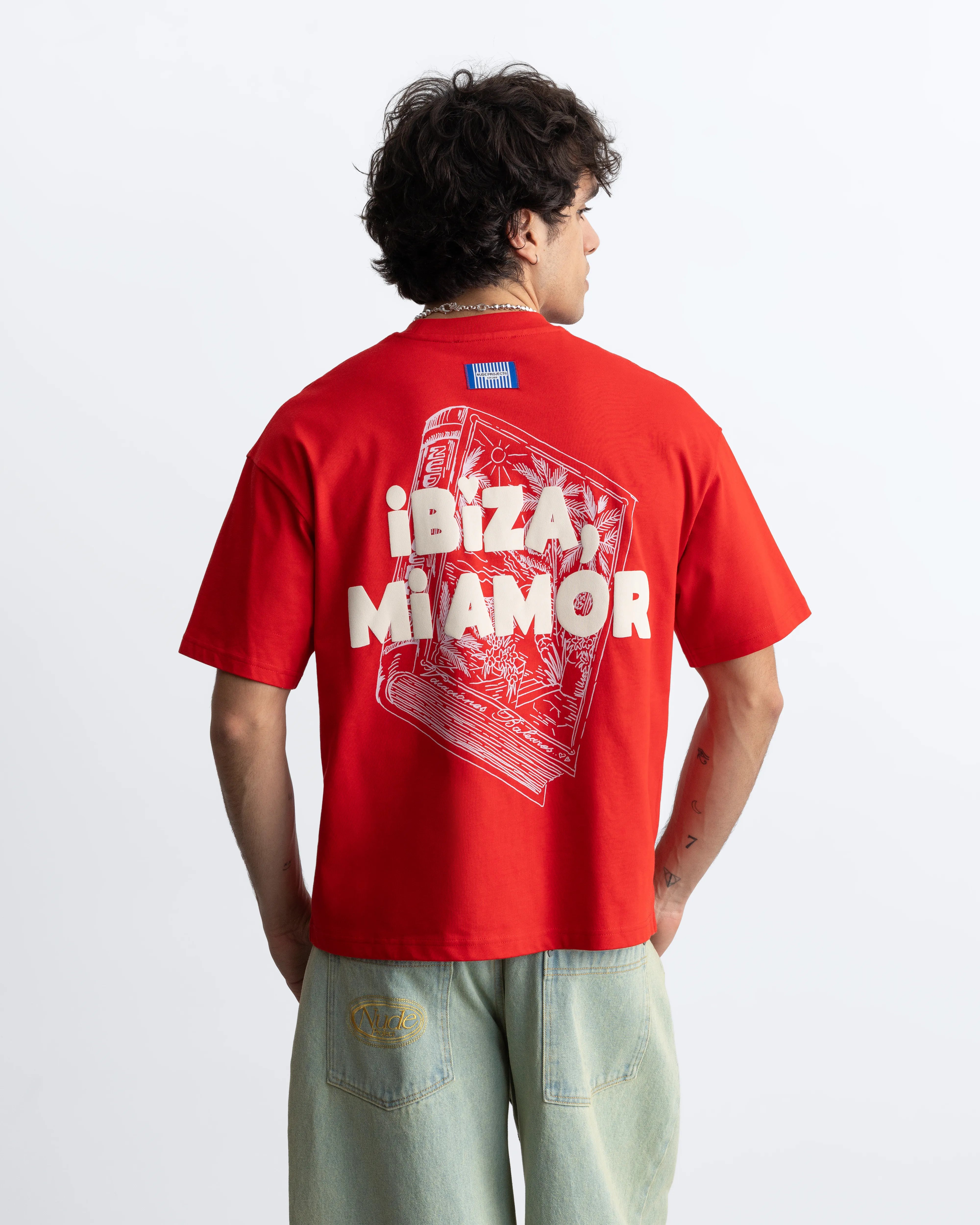 Mi Amor Tee Red