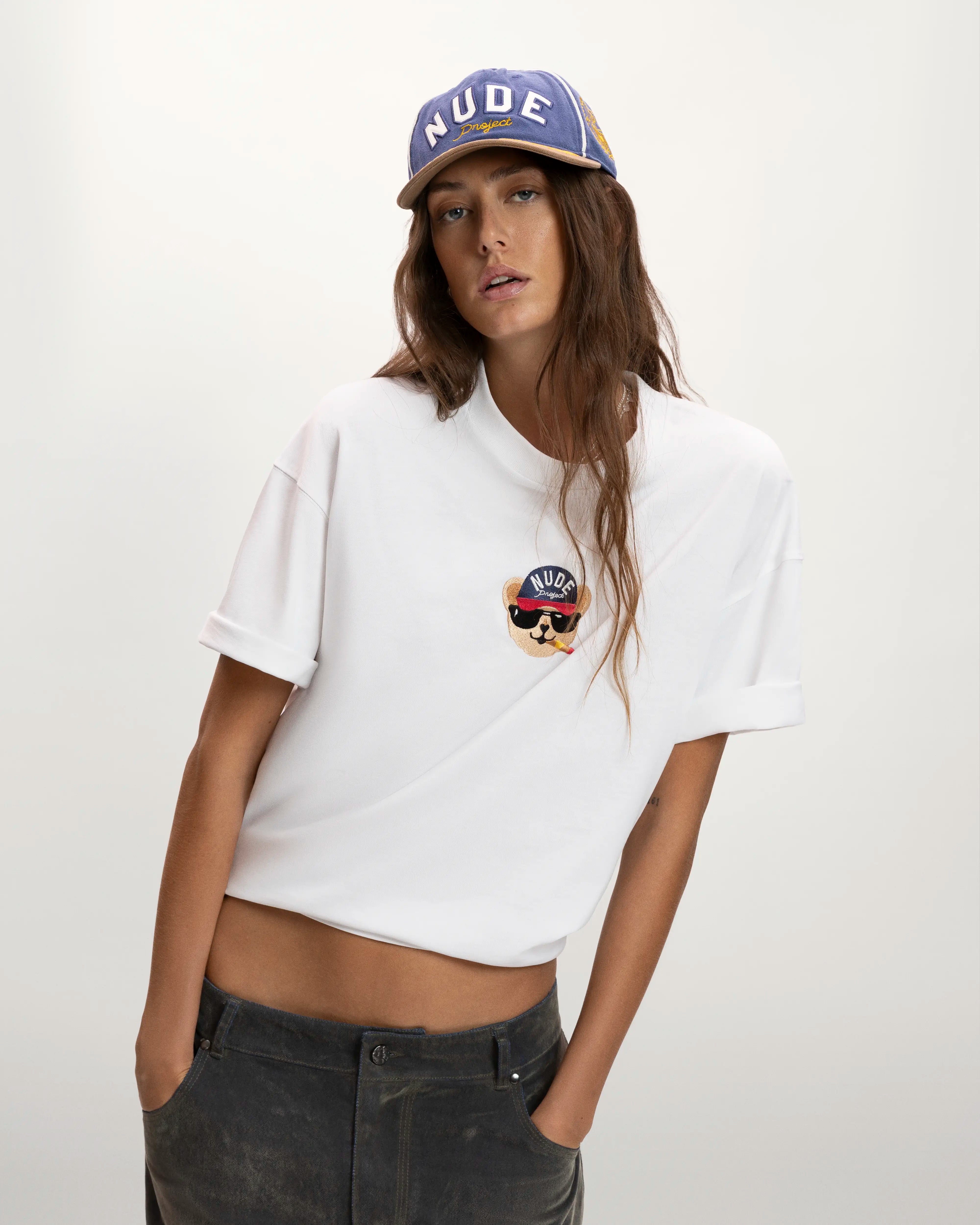 Teddy Tee White