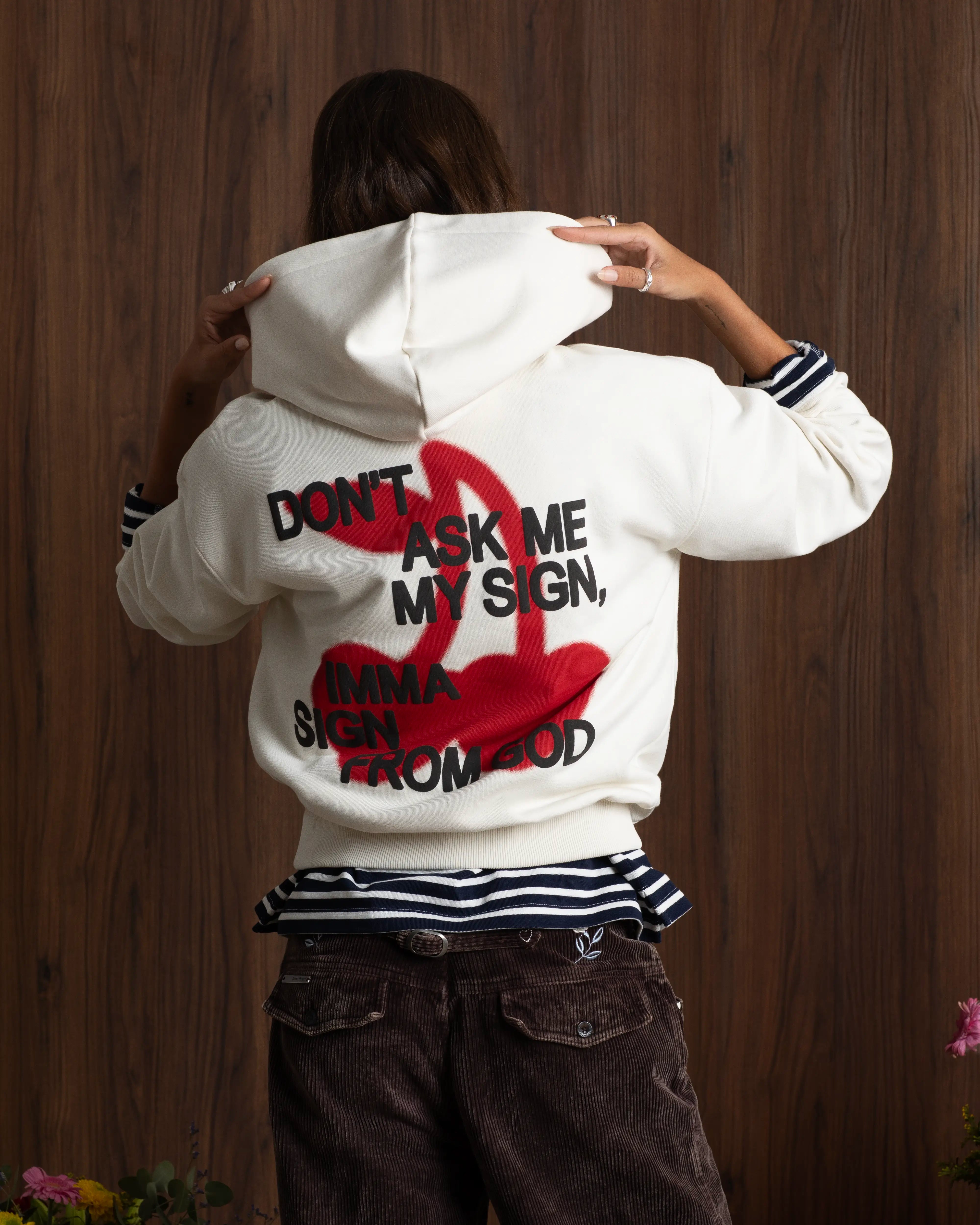 Ladder Hoodie Off-White