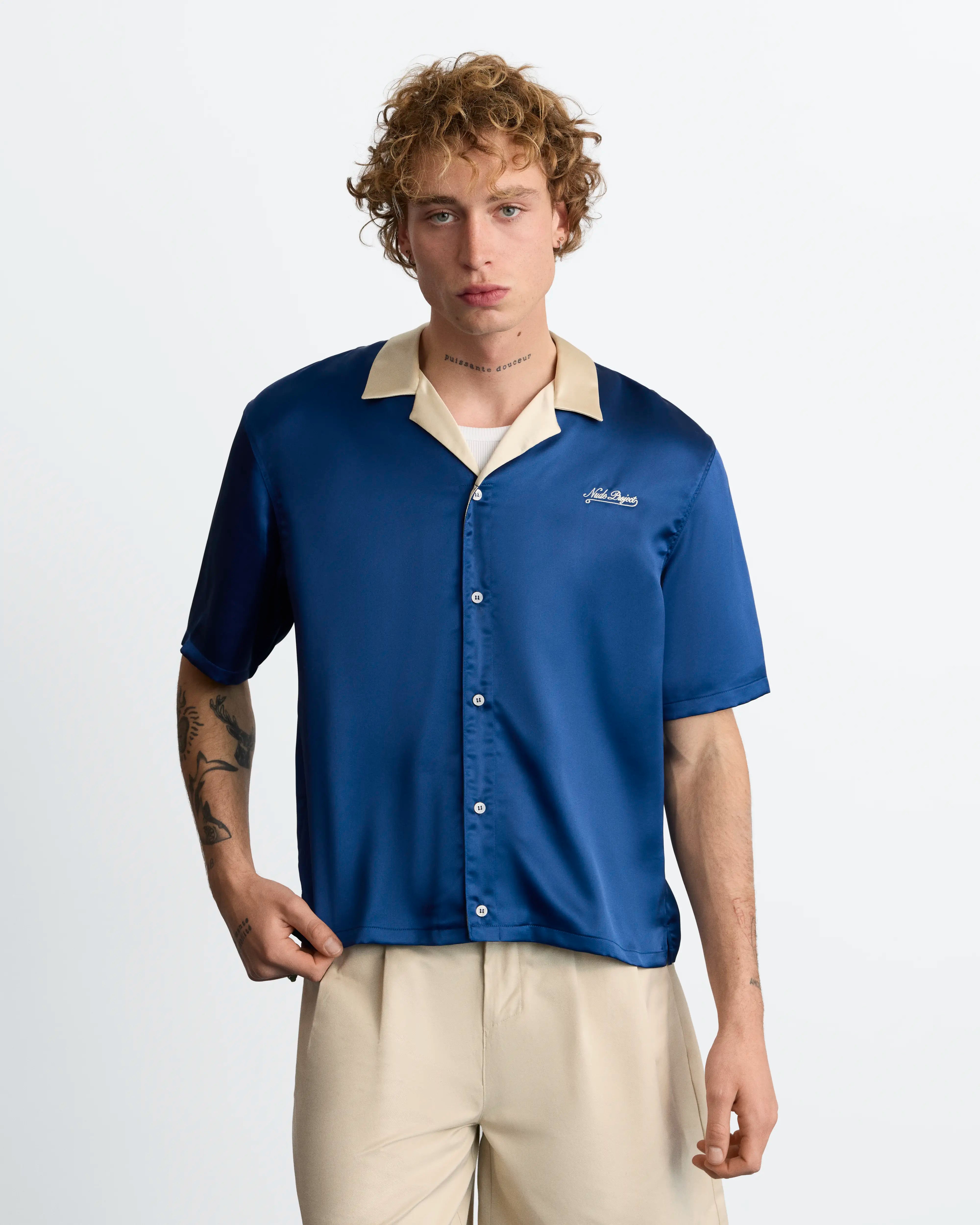 Royal Satin Shirt