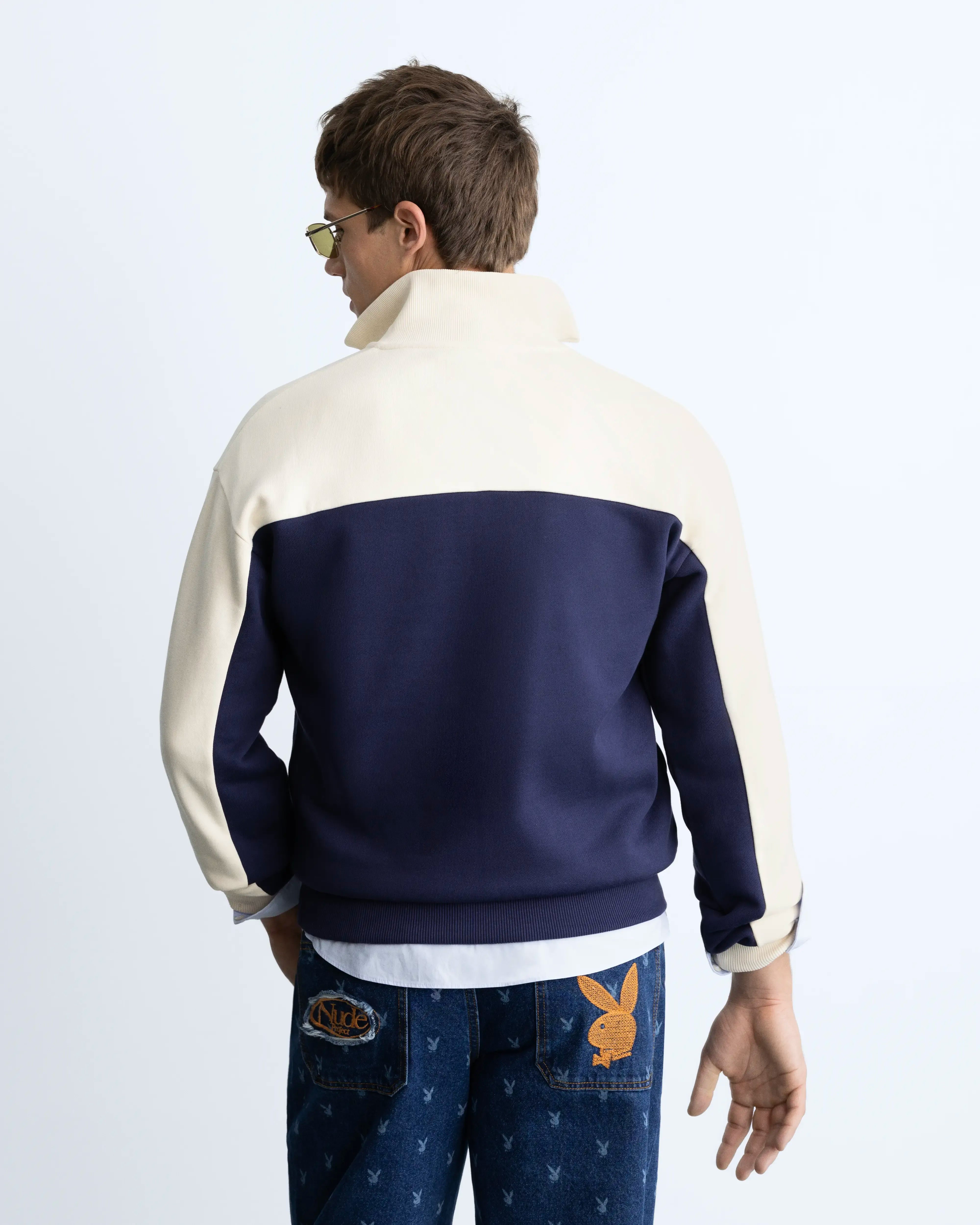 Ski Club Quarter-Zip Navy