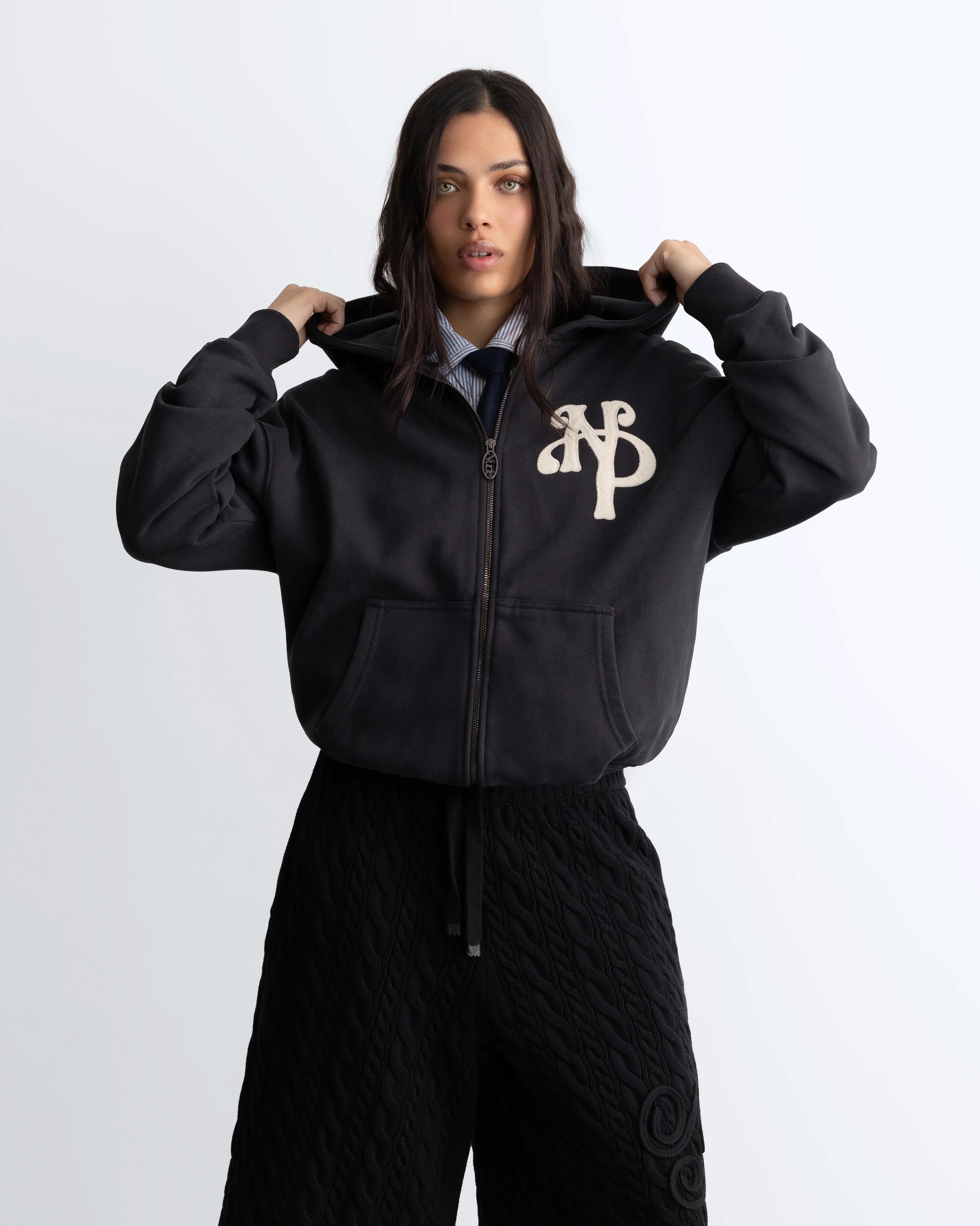 Kill Bill Zip-Up Hoodie Ash