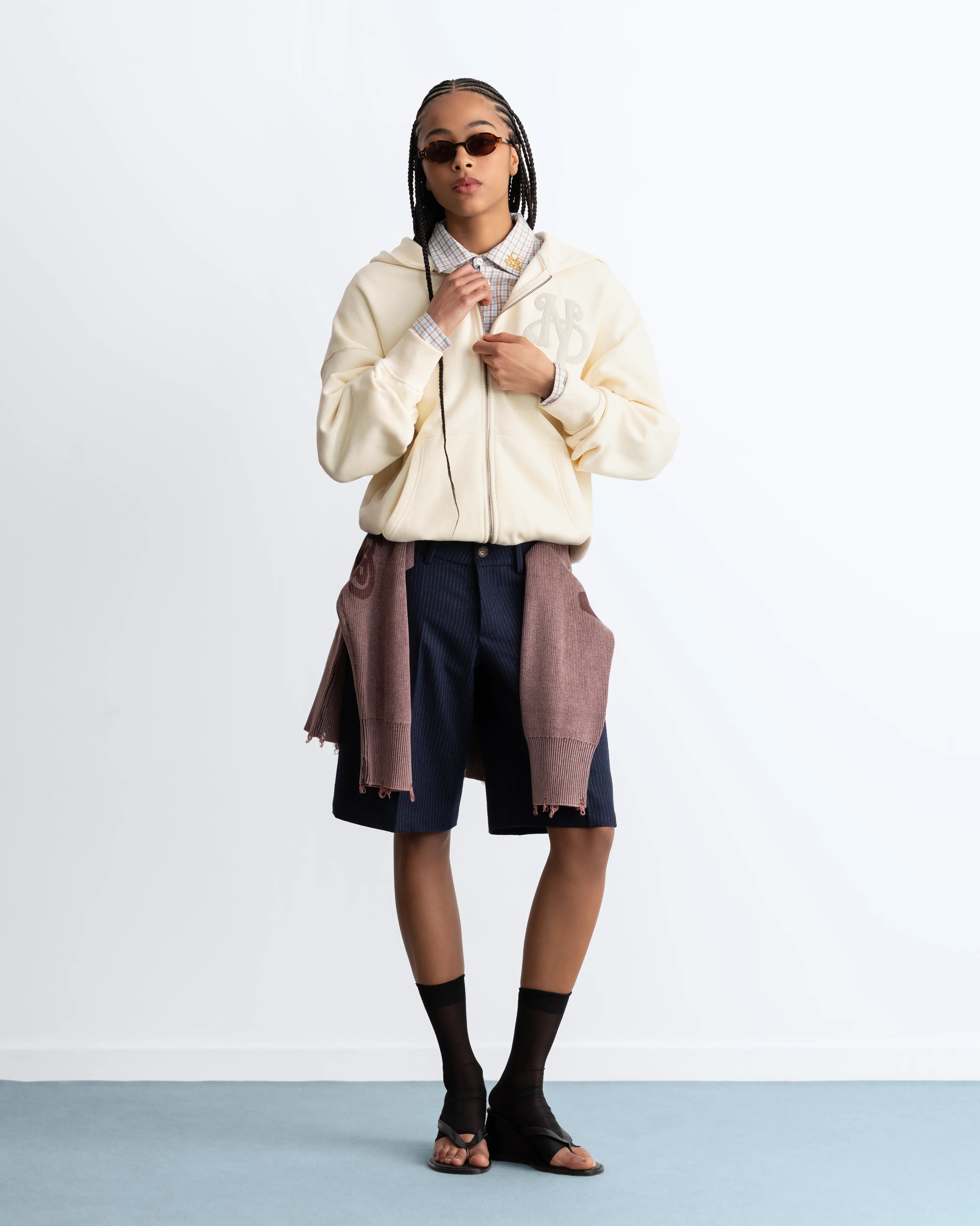 Kill Bill Zip-Up Hoodie Marshmallow