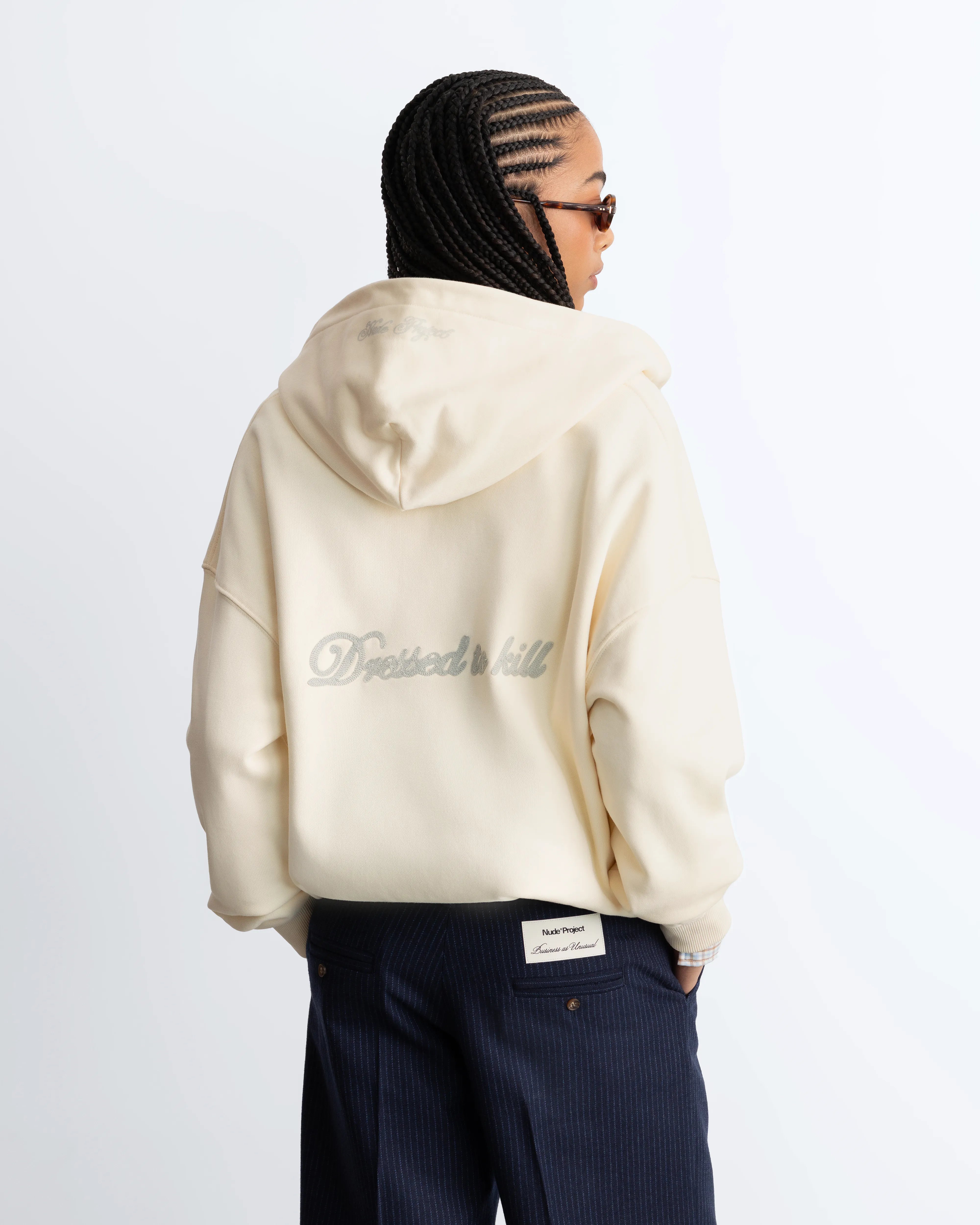 Kill Bill Zip-Up Hoodie Marshmallow