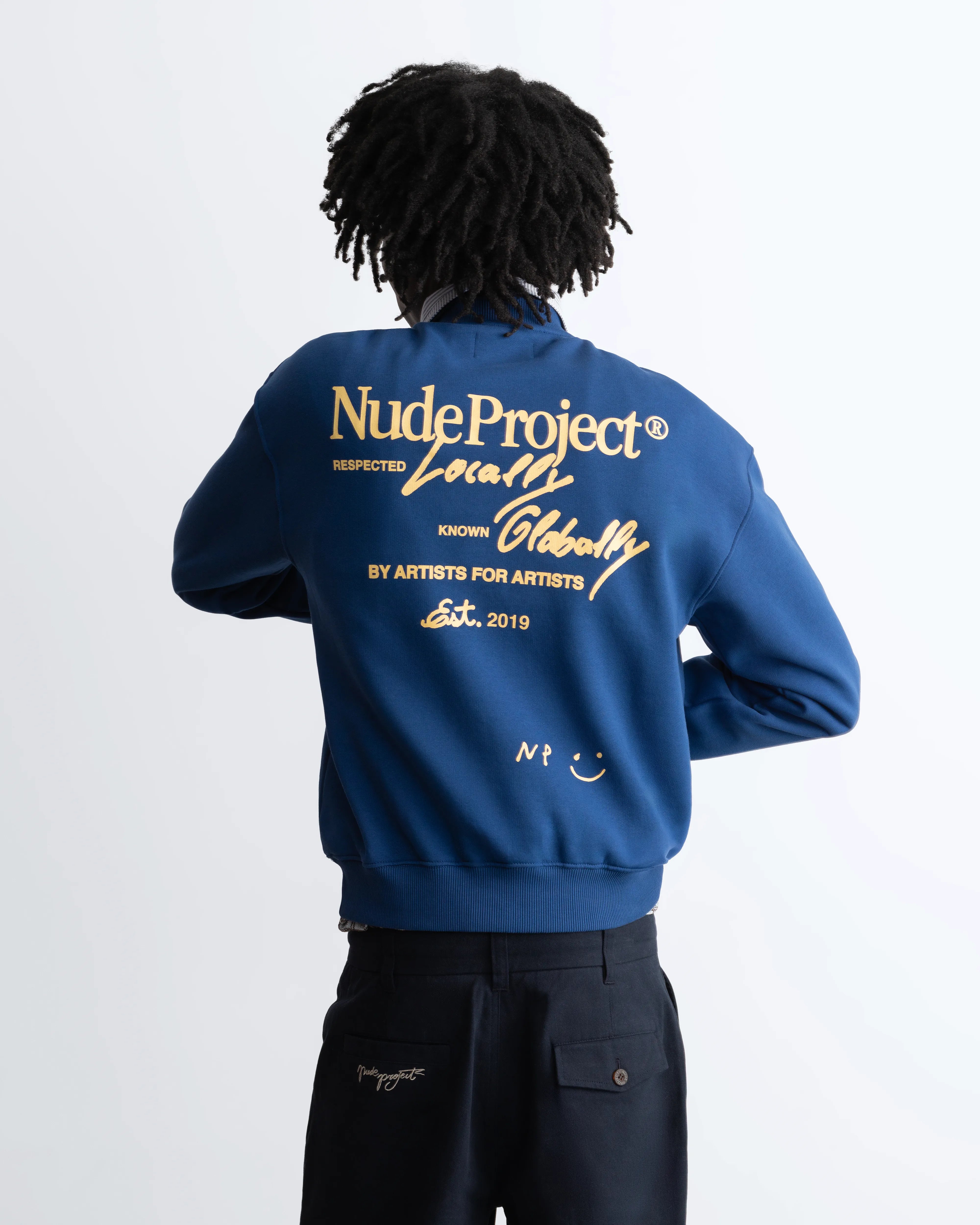 Global Soon Sweatshirt Blue