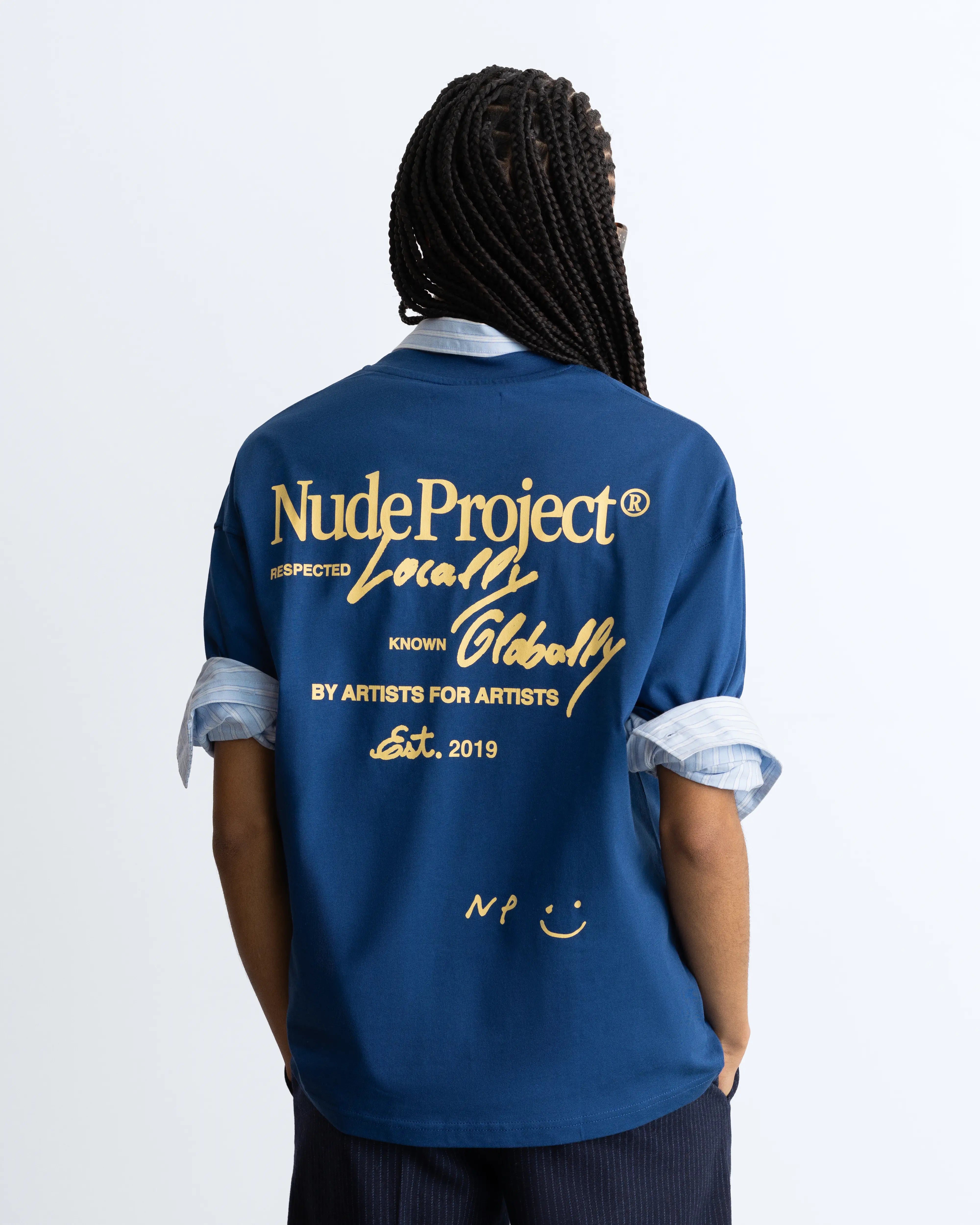 Global Soon Tee Blue