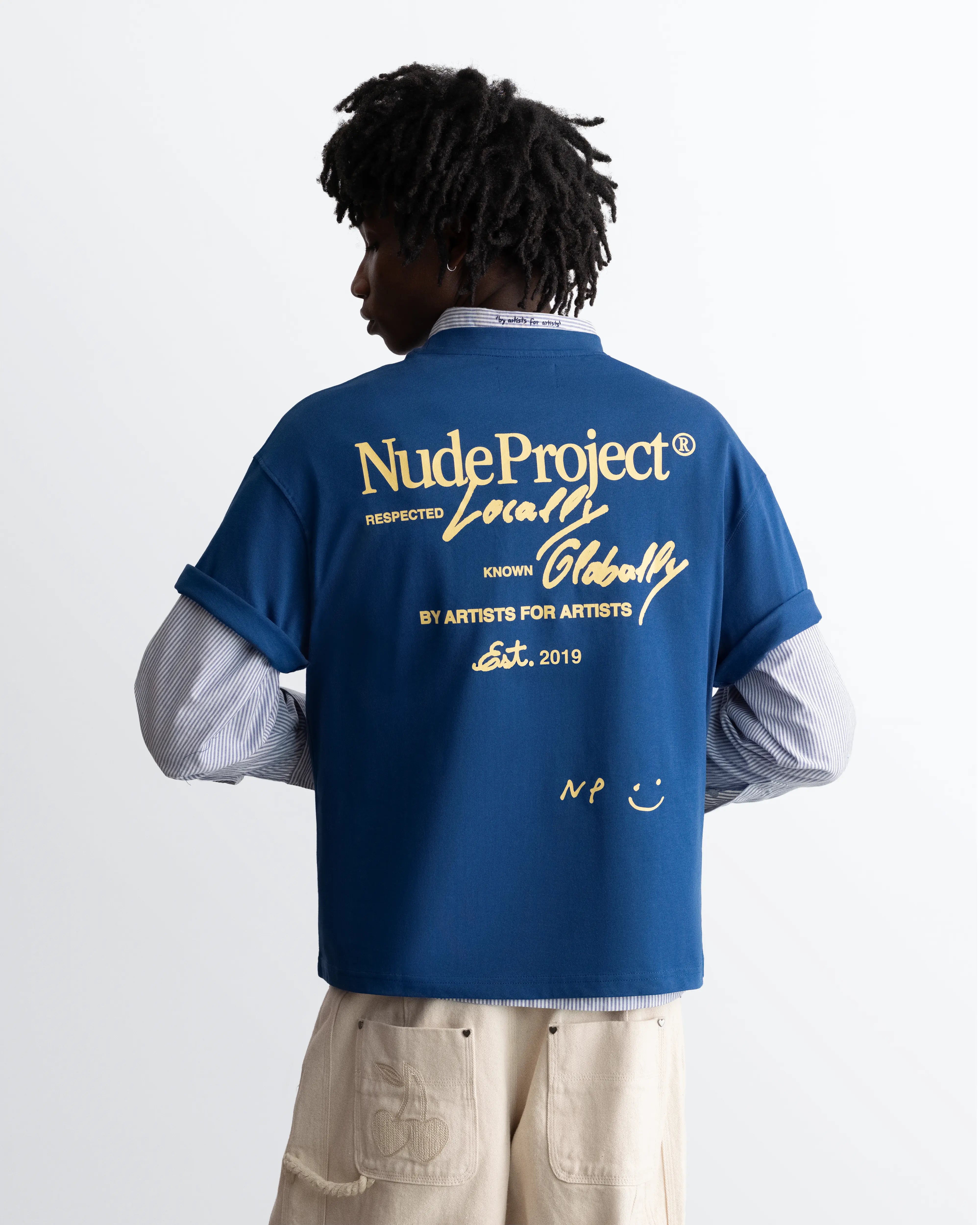 Global Soon Tee Blue