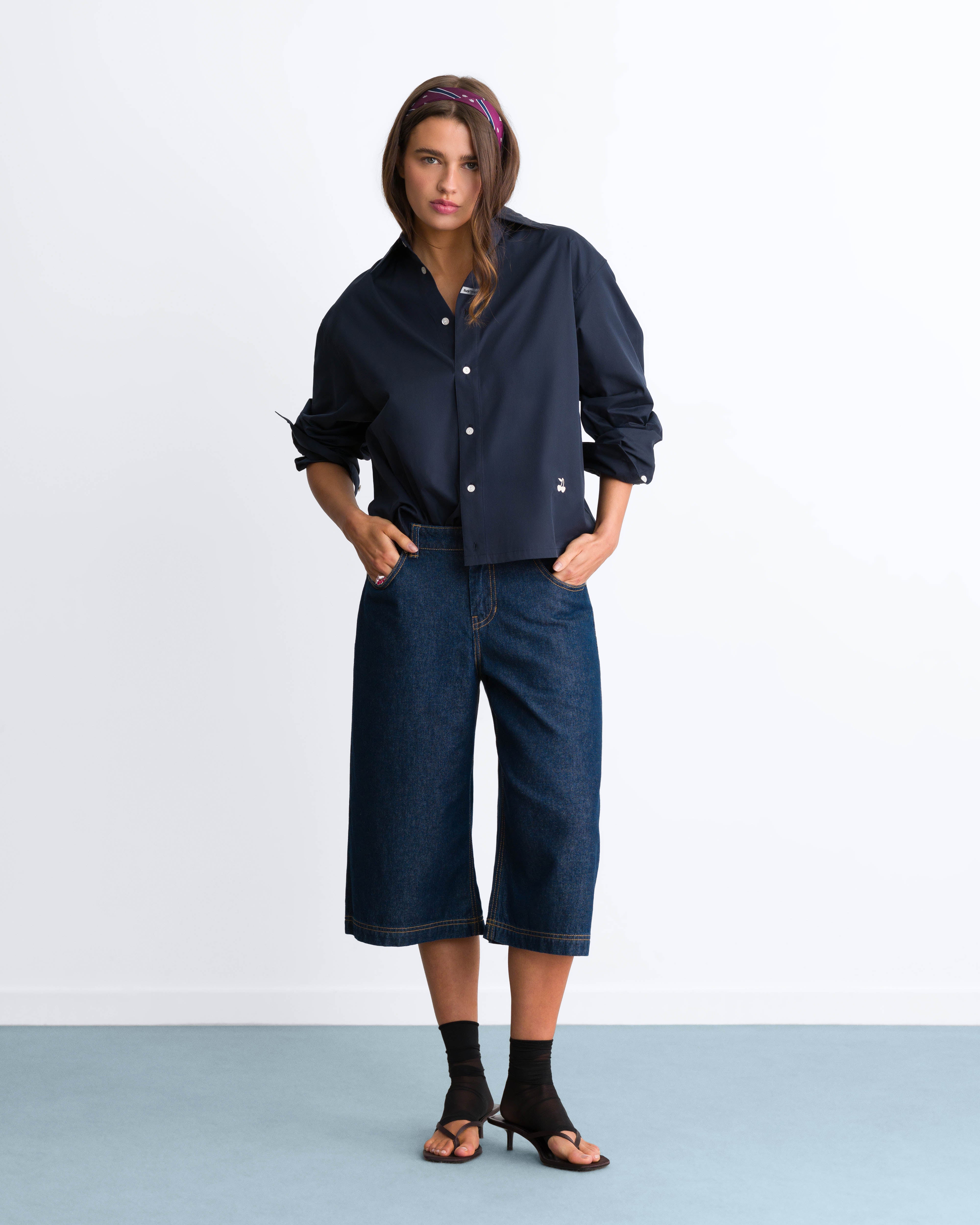Stamp Shirt Navy
