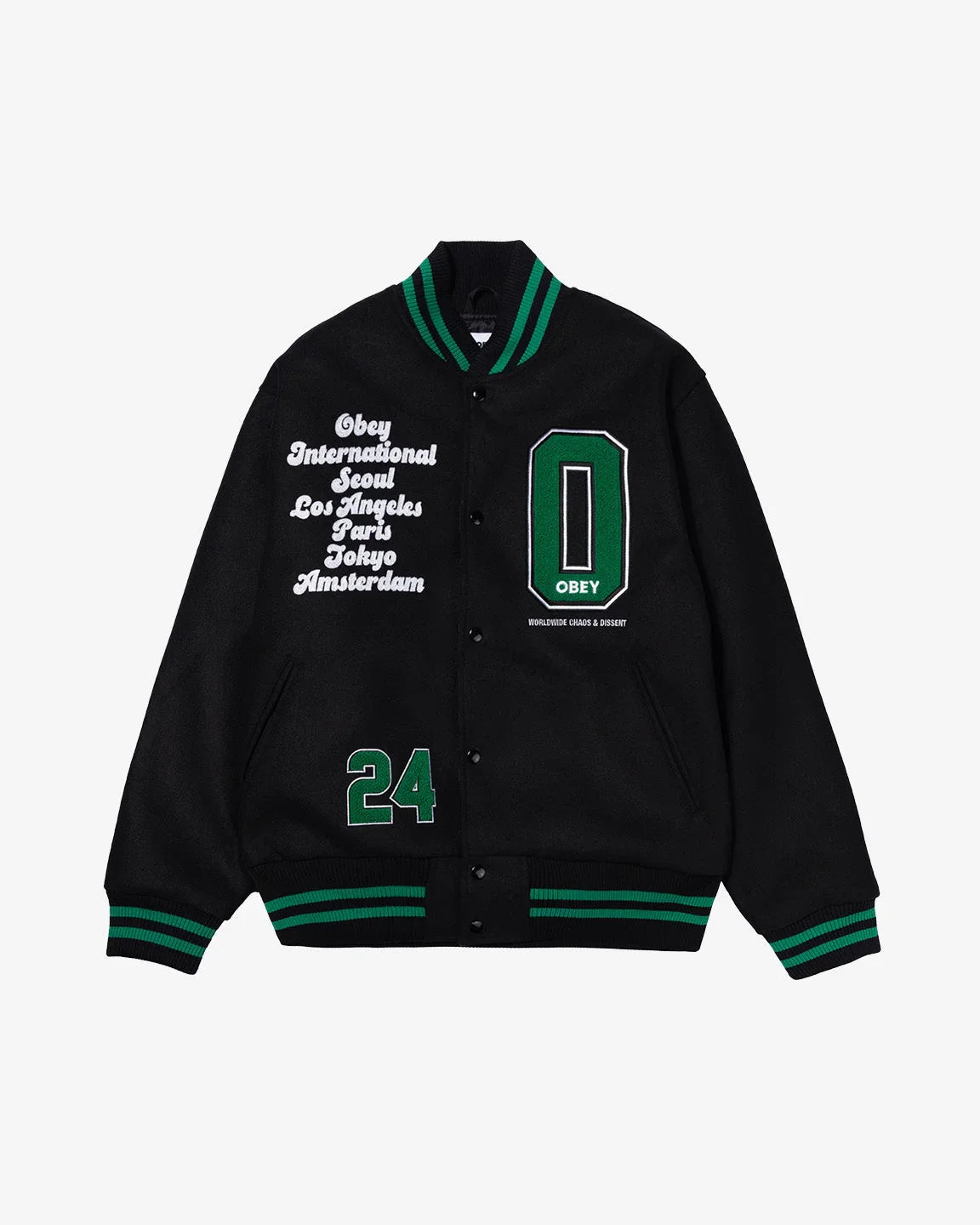 AMSTERDAM INTERNATIONAL VARSITY JACKET - Four Street