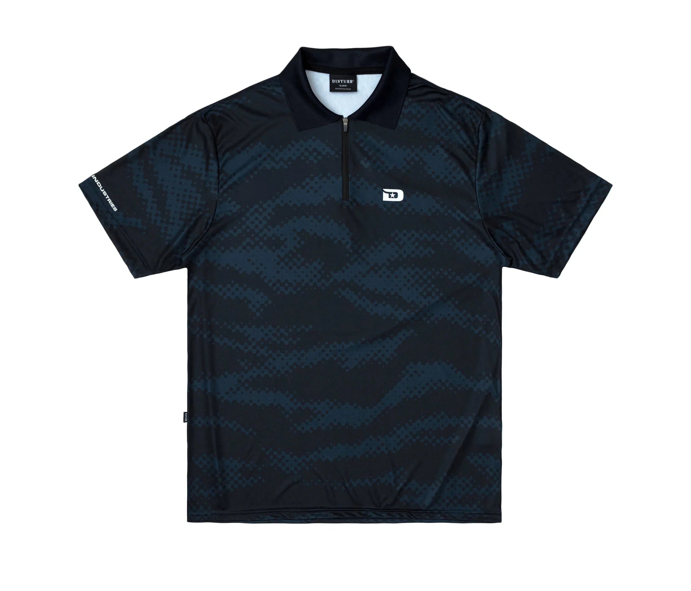 OG Camo Polo In Navy - Four Street
