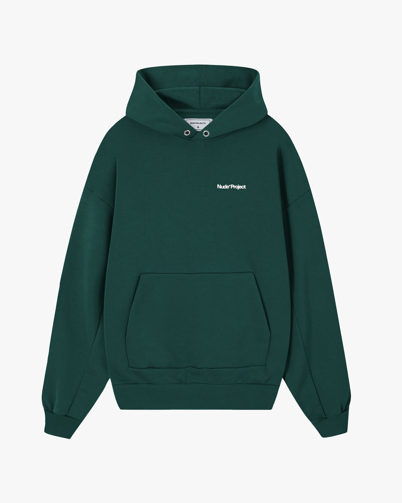 Origins Hoodie Bottle Green