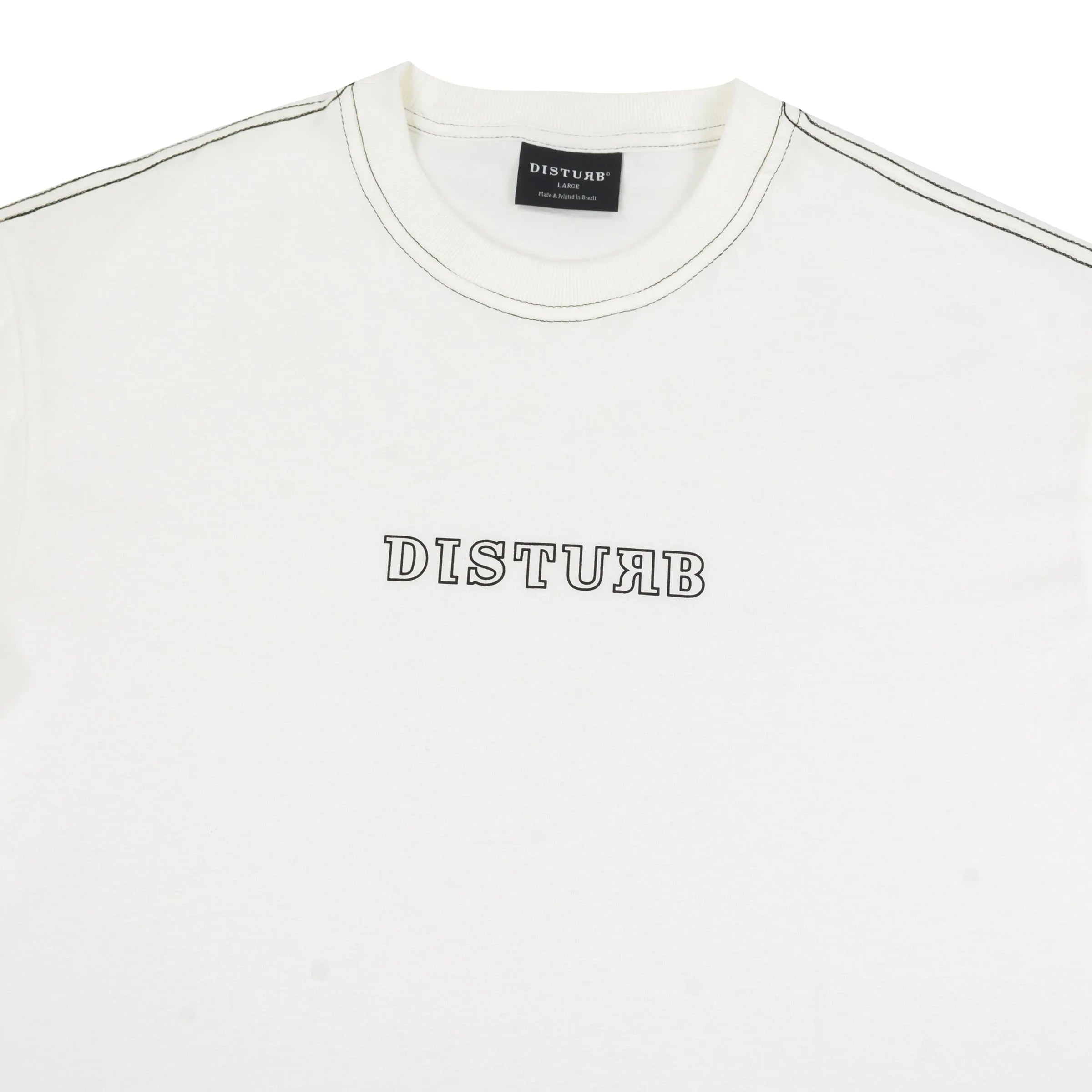 Outline Logo T-Shirt in Off-White - Four Street