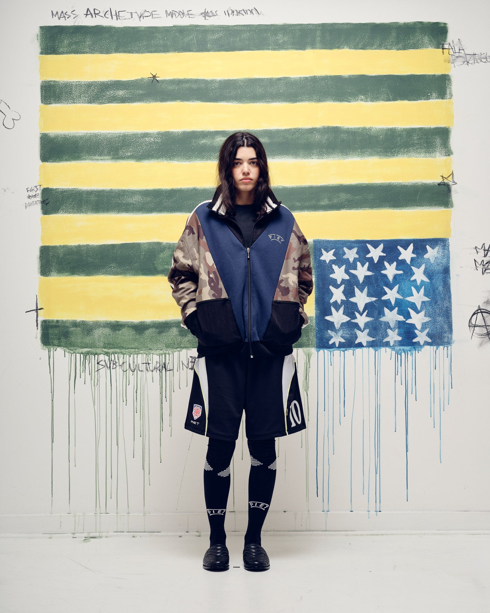 Jaqueta Patchwork Camo