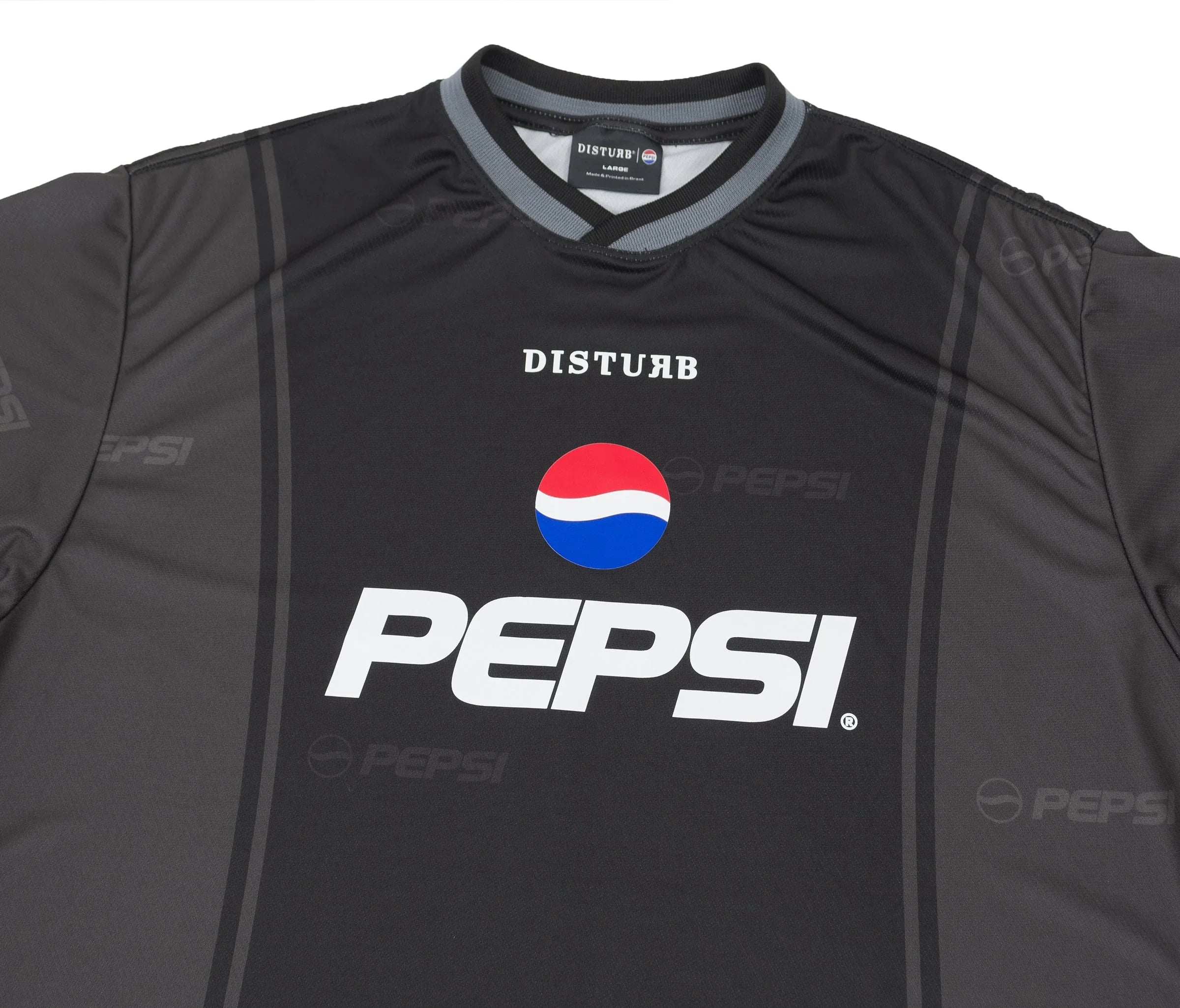 PEPSI Team Football Jersey In Black - Four Street